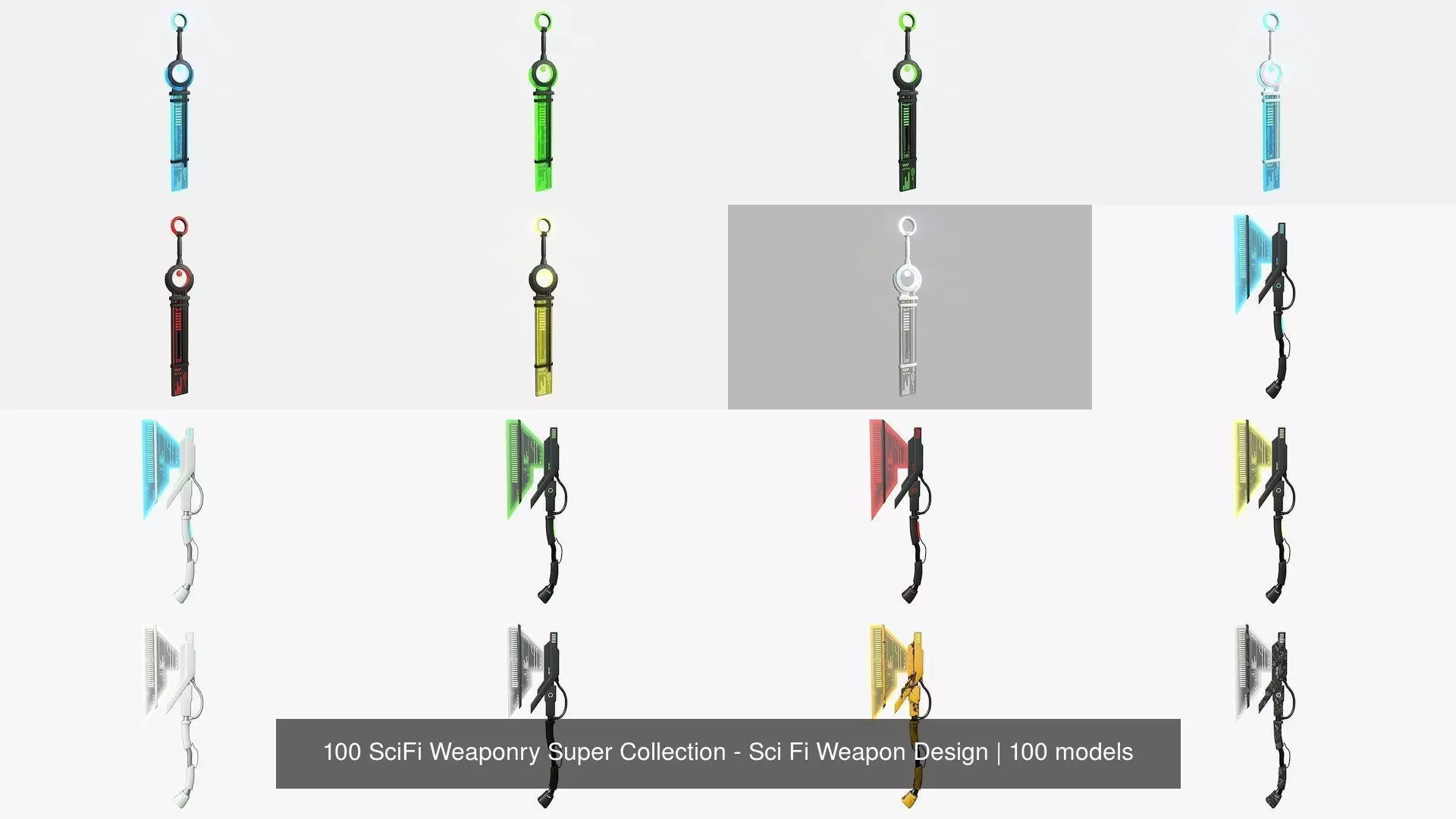 100 SciFi Weaponry Super Collection - Sci Fi Weapon Design _1