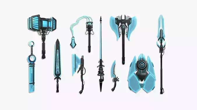 10 SciFi Weaponry A Collection - Sci Fi Weapon Design 