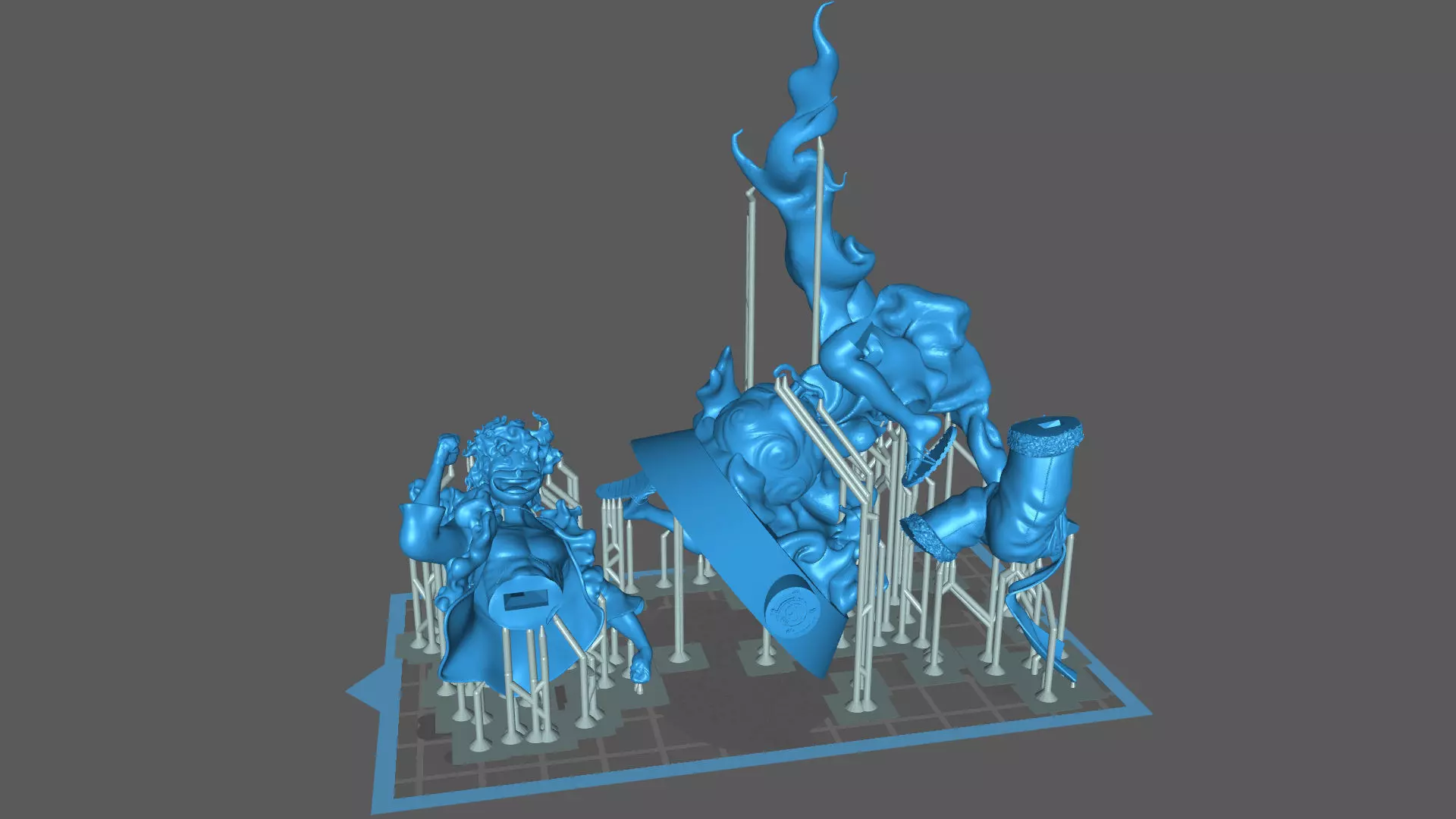 Monkey D  Luffy  one piece 3D print model_0