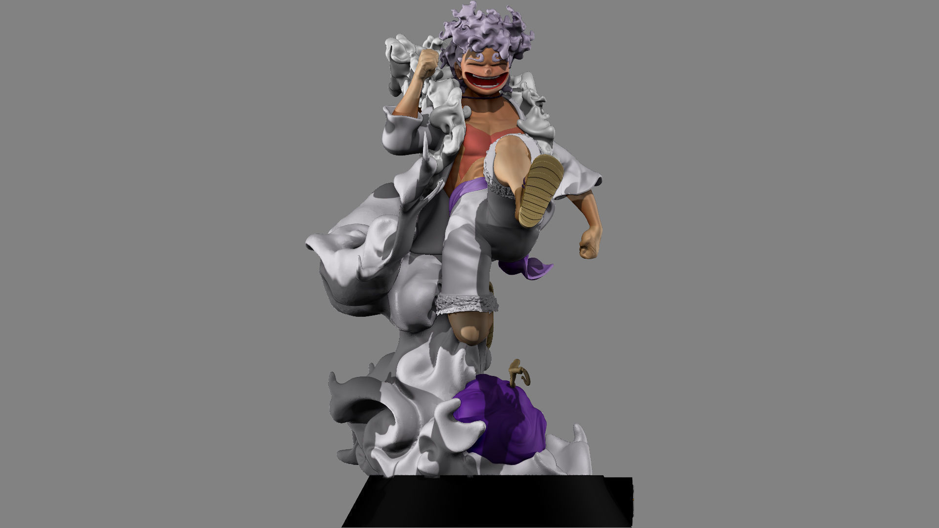 Monkey D  Luffy  one piece 3D print model_2