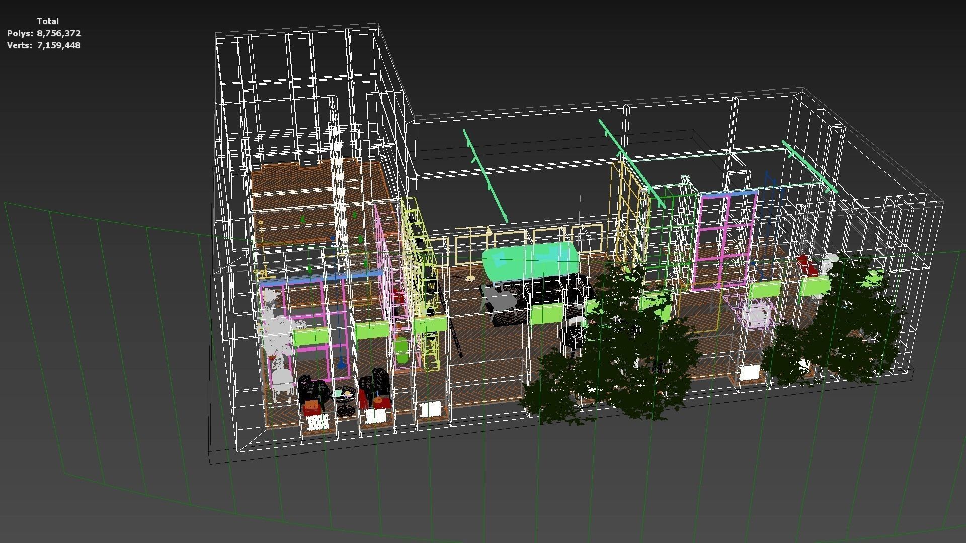 Modern residential interior 02 3D model_41