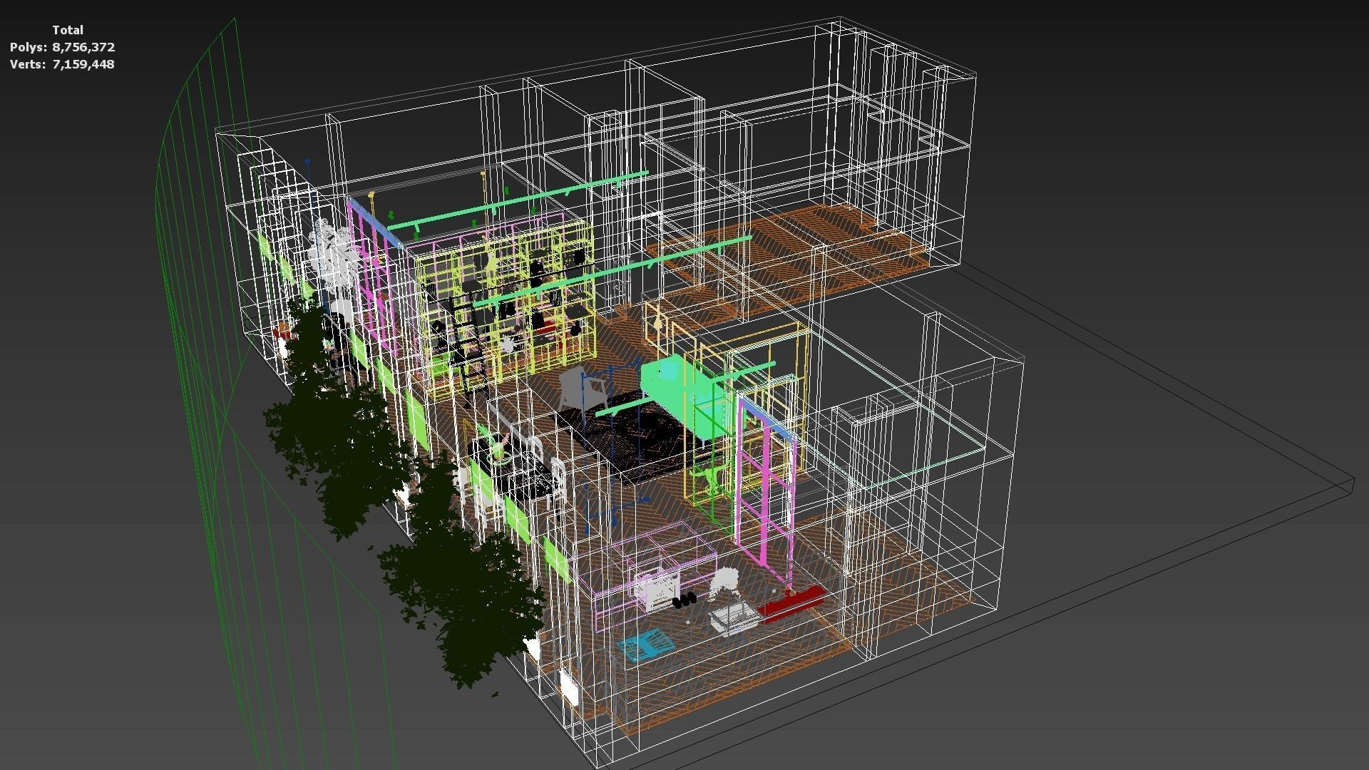 Modern residential interior 02 3D model_16