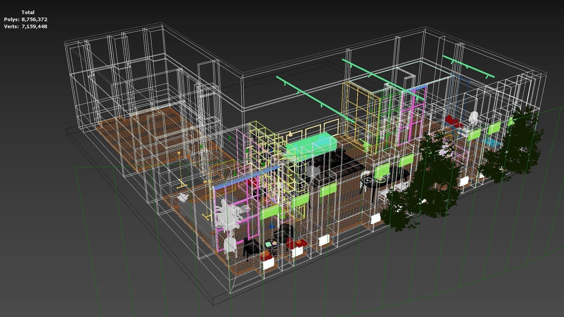 Modern residential interior 02 3D model_39