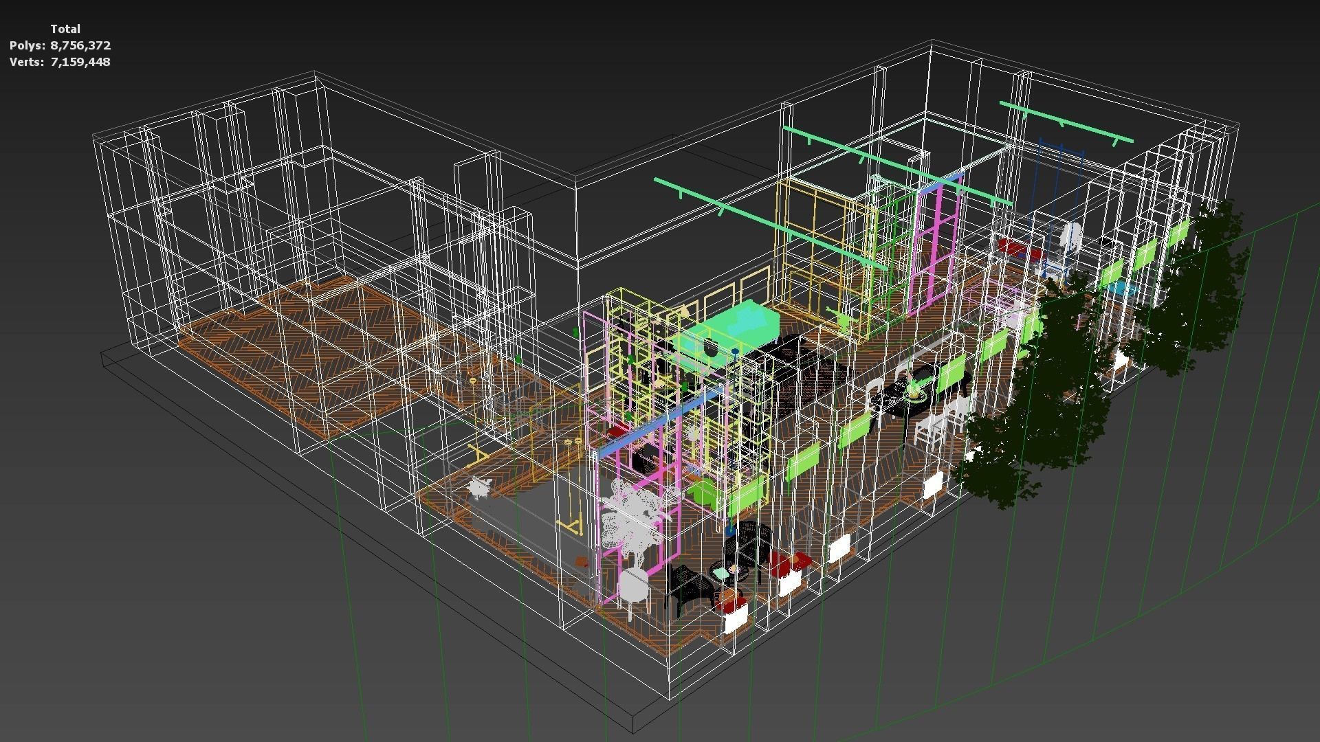 Modern residential interior 02 3D model_38