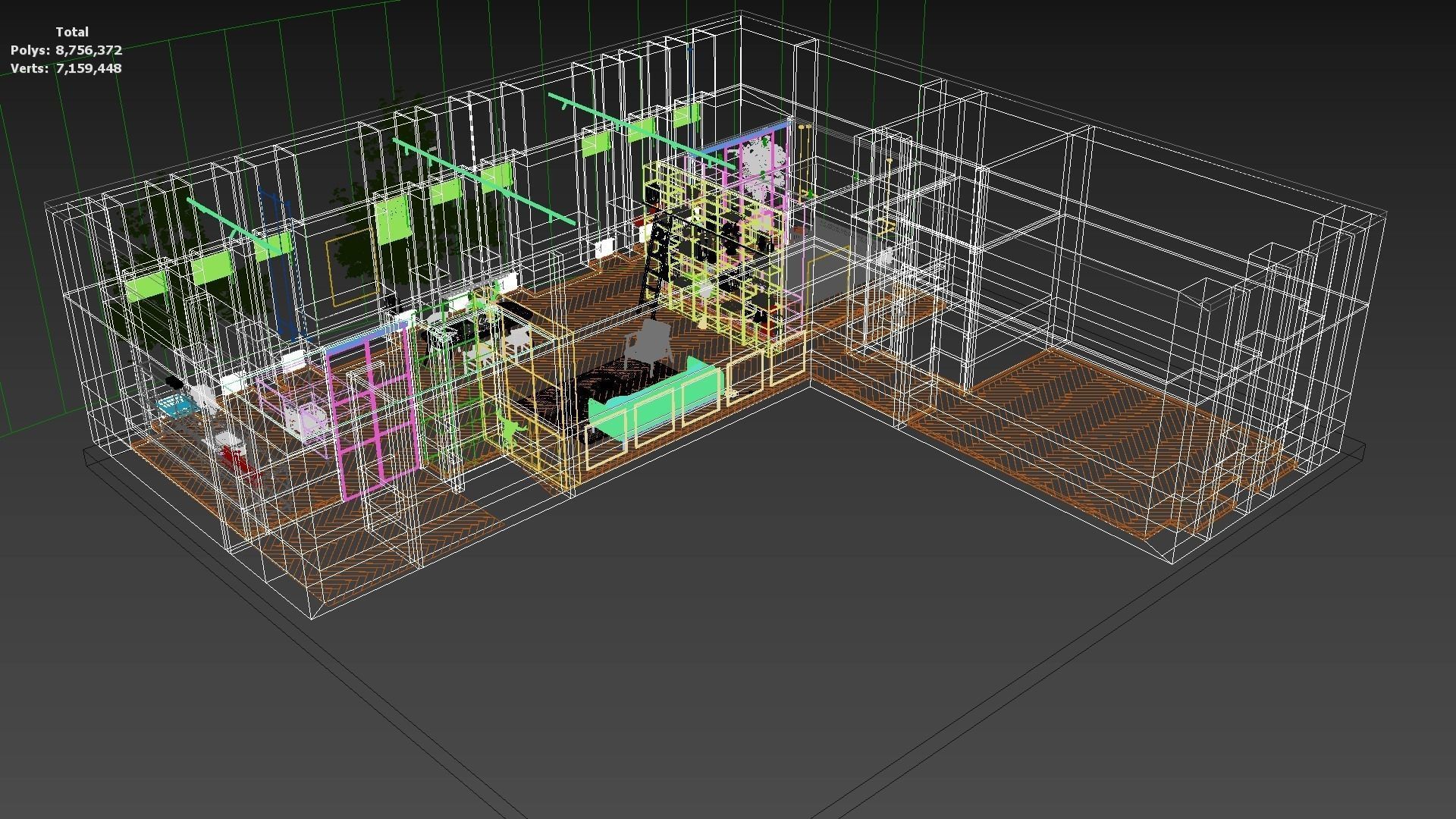 Modern residential interior 02 3D model_23