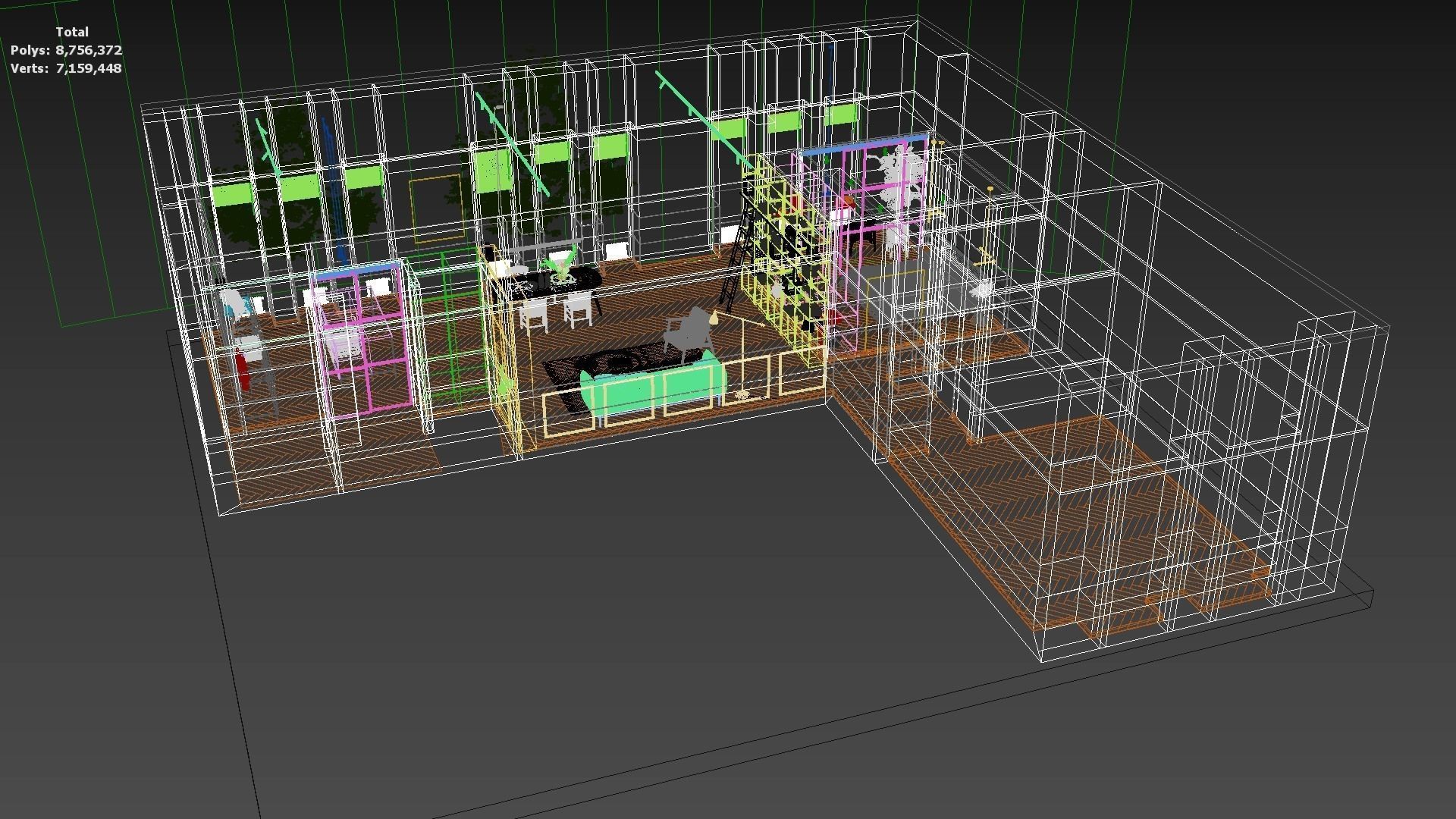 Modern residential interior 02 3D model_25