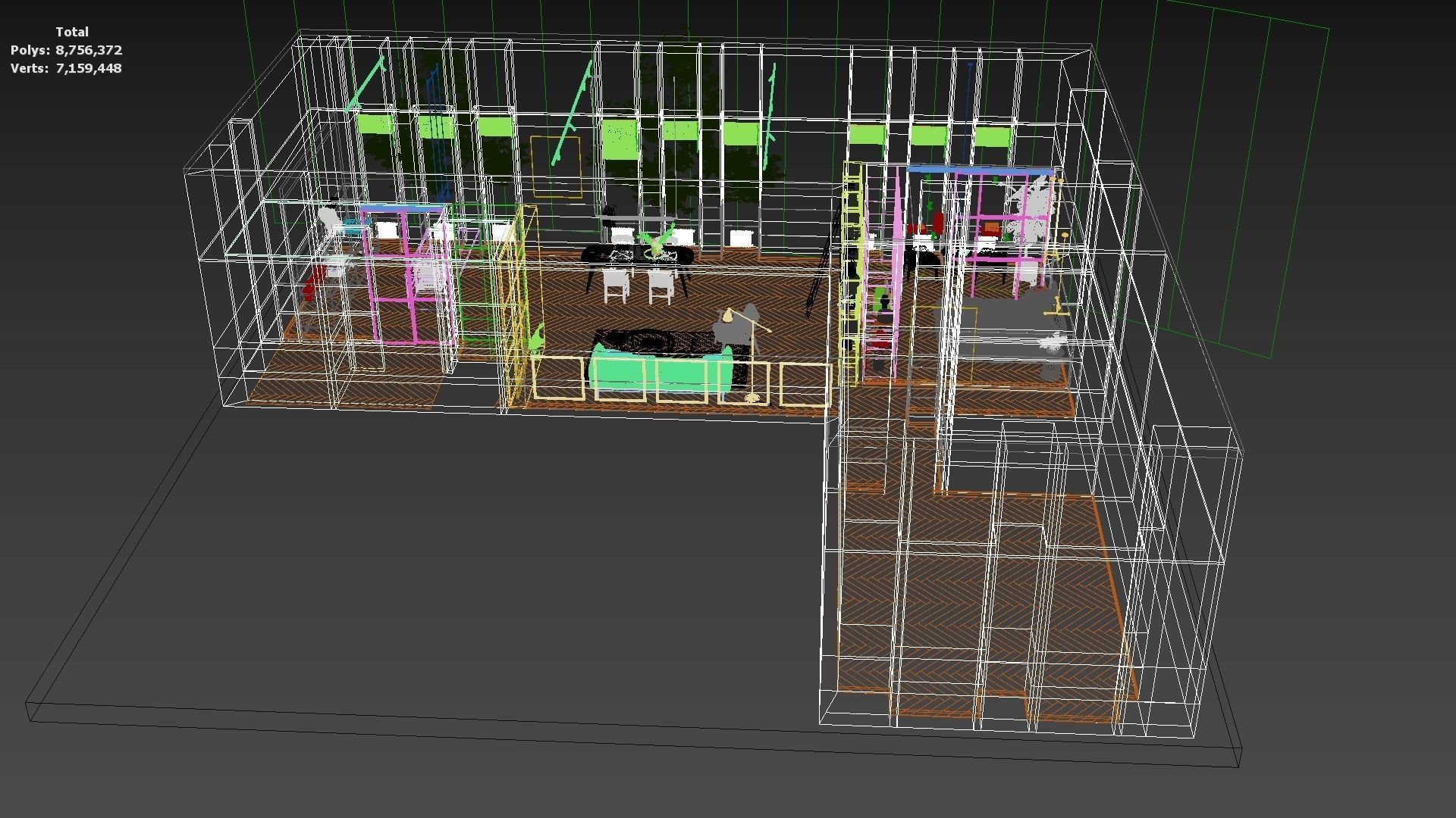 Modern residential interior 02 3D model_27