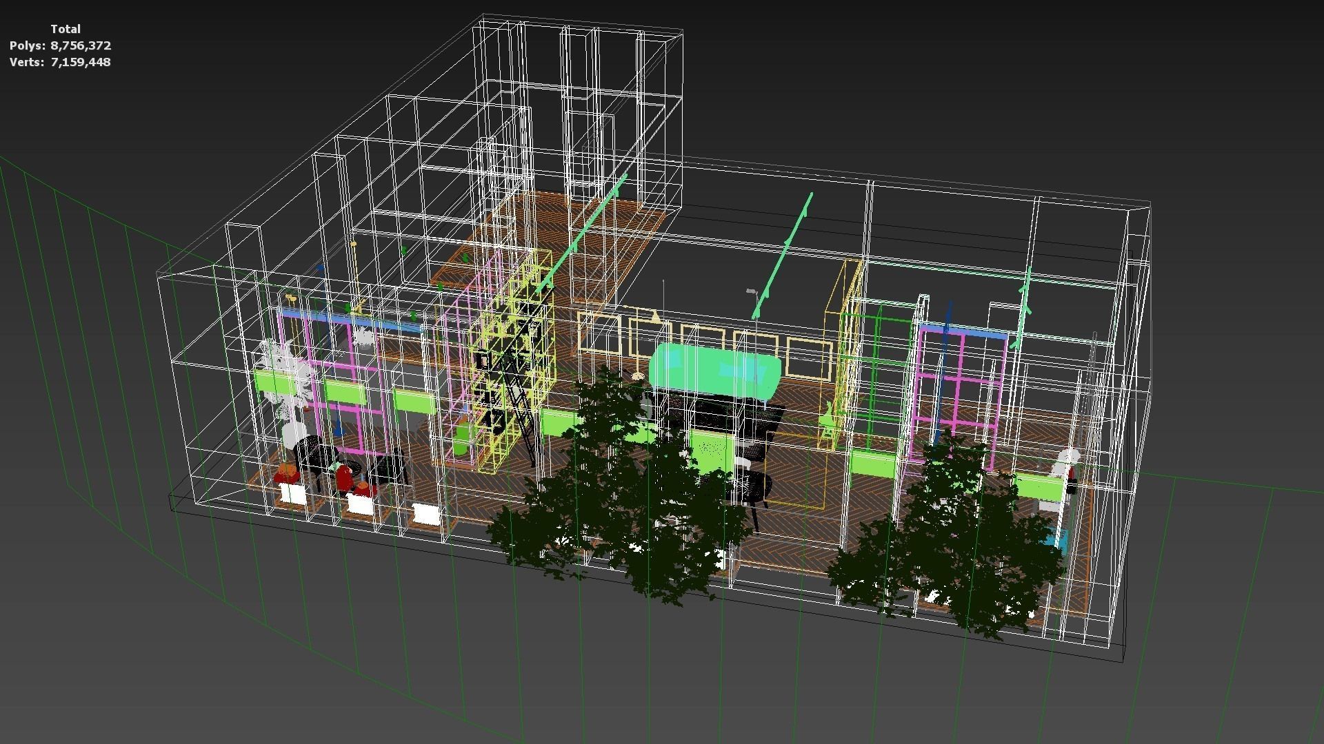 Modern residential interior 02 3D model_12