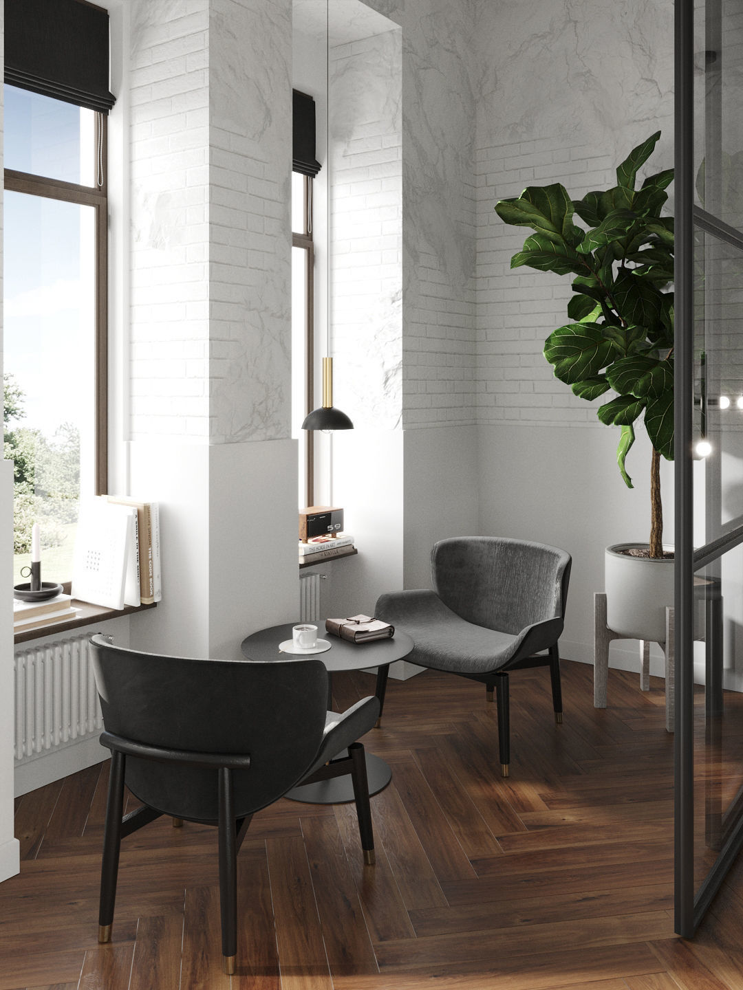 Modern residential interior 02 3D model_9