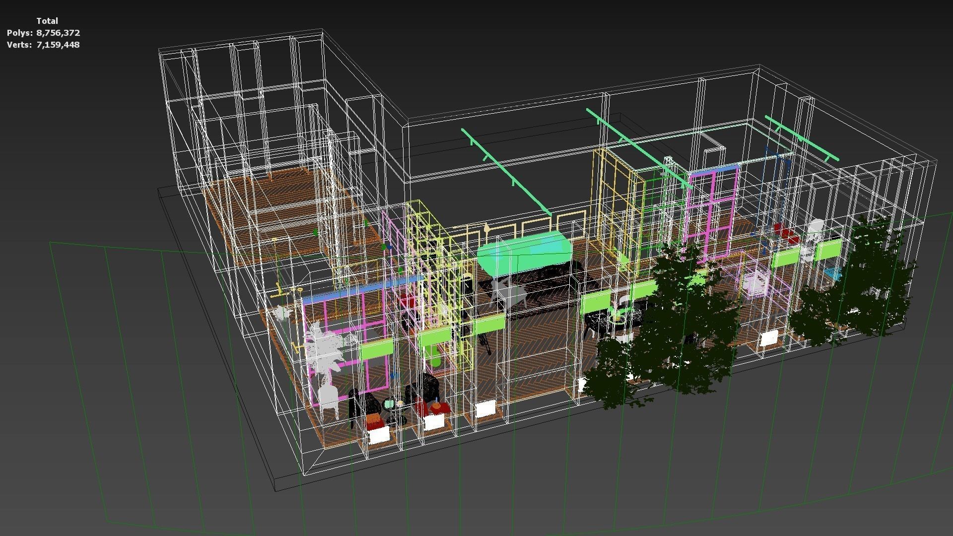 Modern residential interior 02 3D model_40