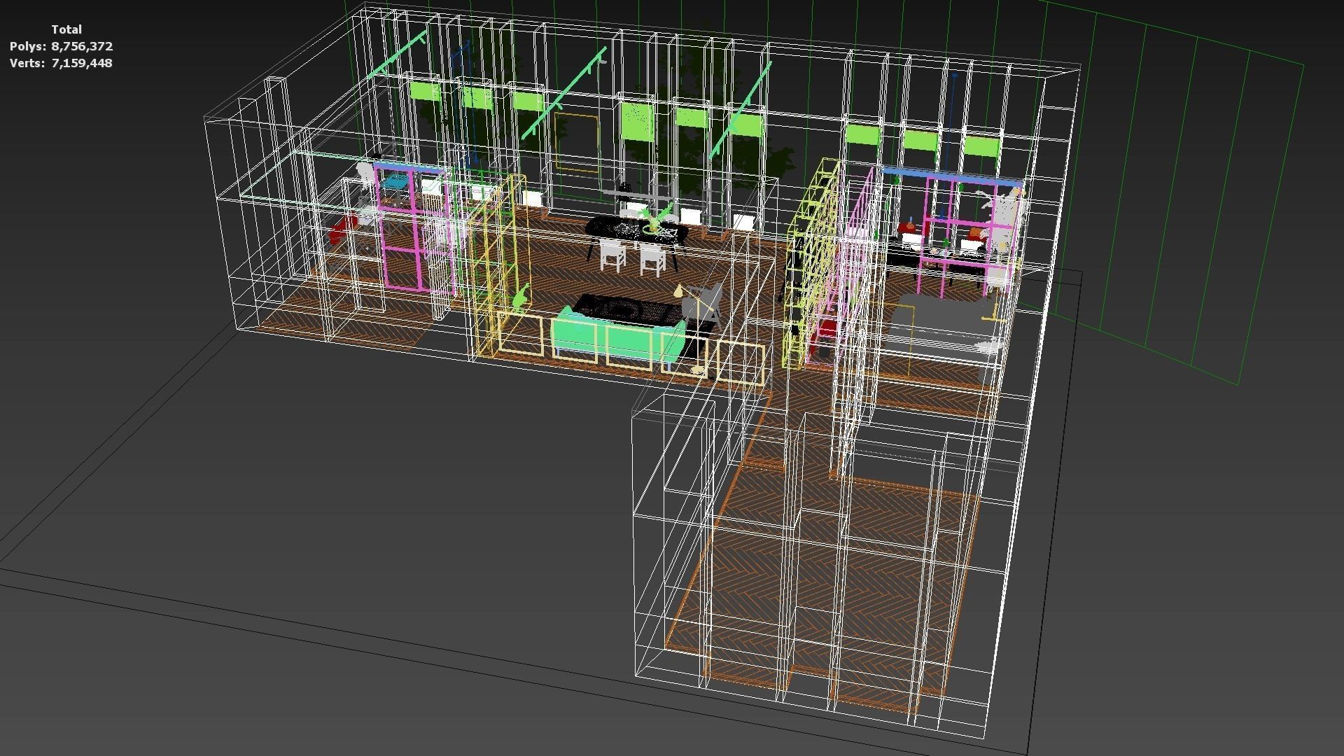 Modern residential interior 02 3D model_28