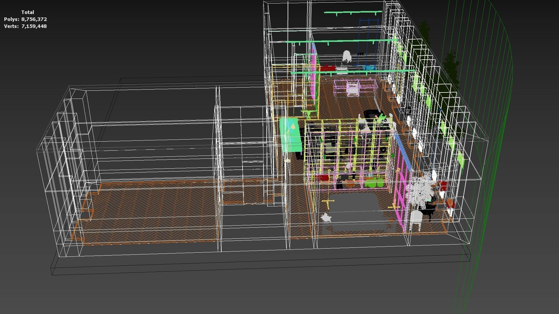 Modern residential interior 02 3D model_34