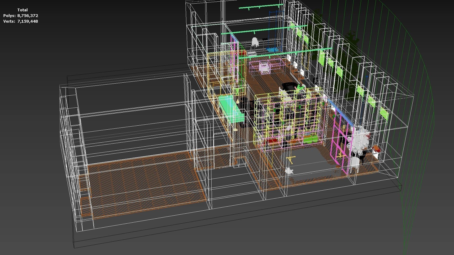 Modern residential interior 02 3D model_33