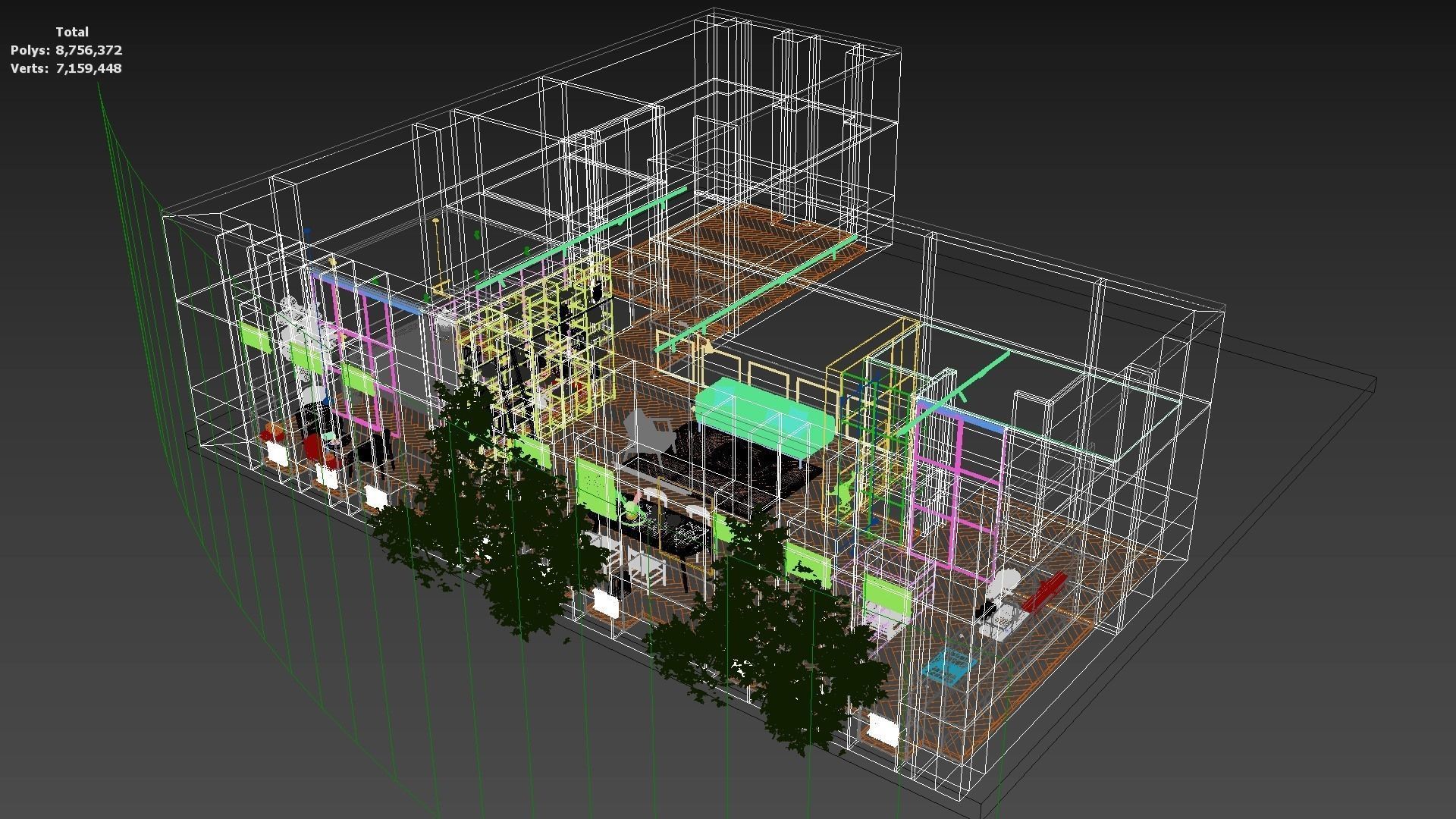 Modern residential interior 02 3D model_14