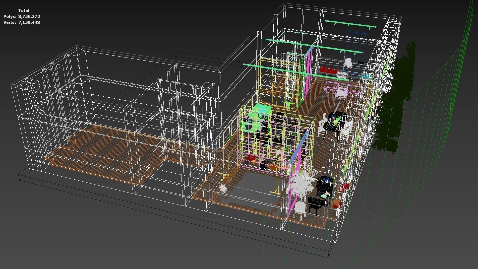 Modern residential interior 02 3D model_36