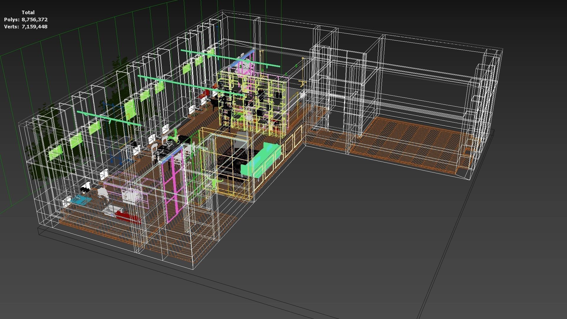 Modern residential interior 02 3D model_21