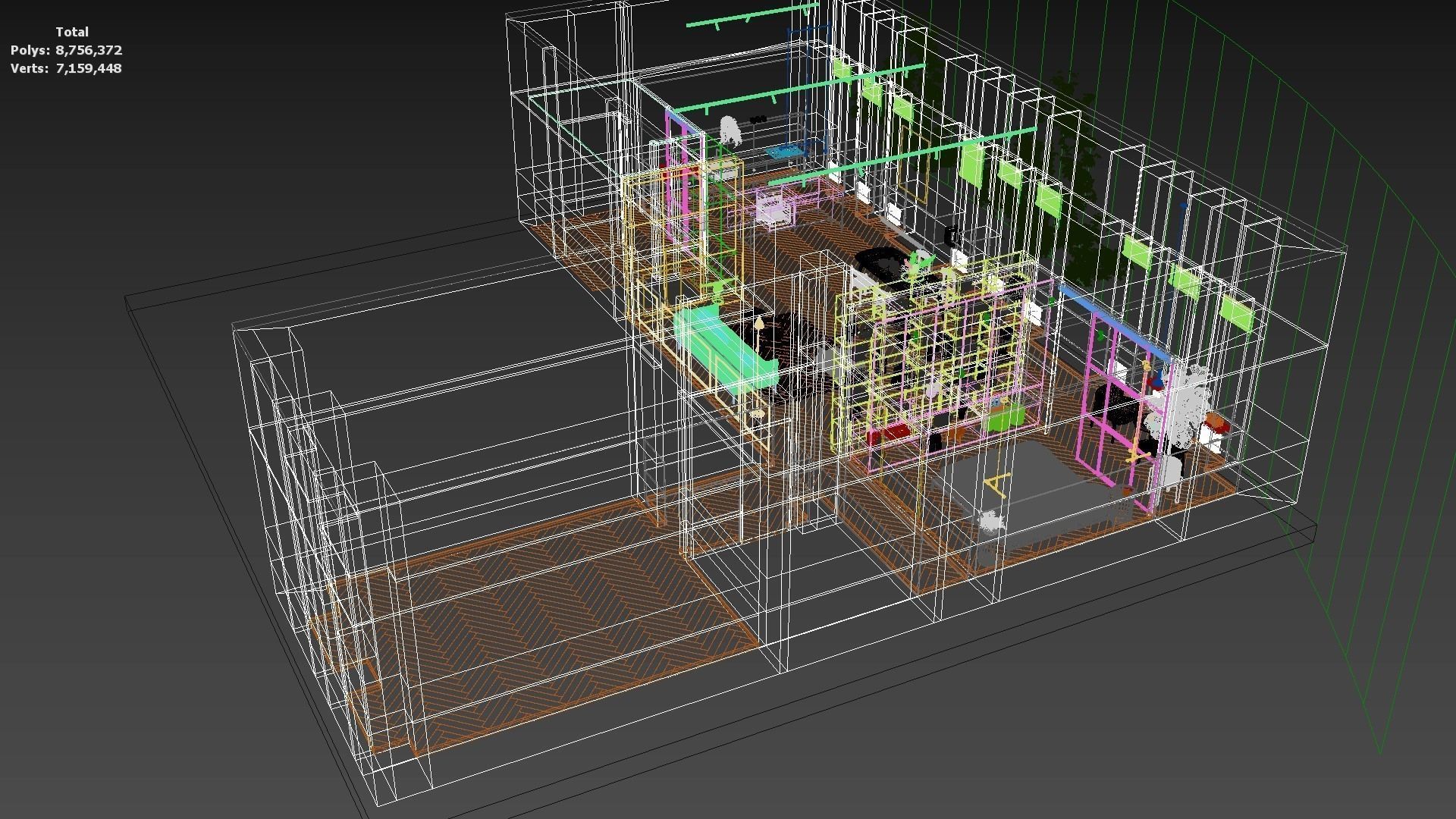 Modern residential interior 02 3D model_32