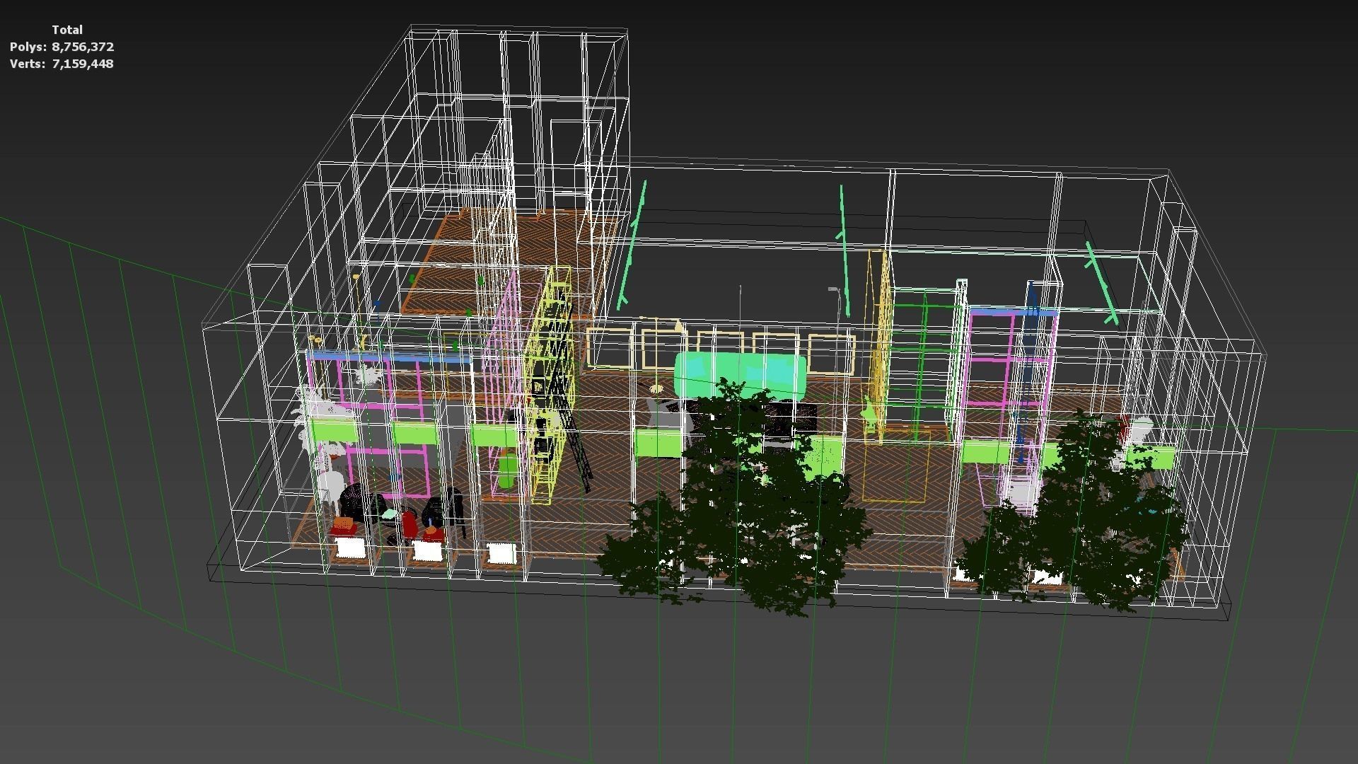 Modern residential interior 02 3D model_11