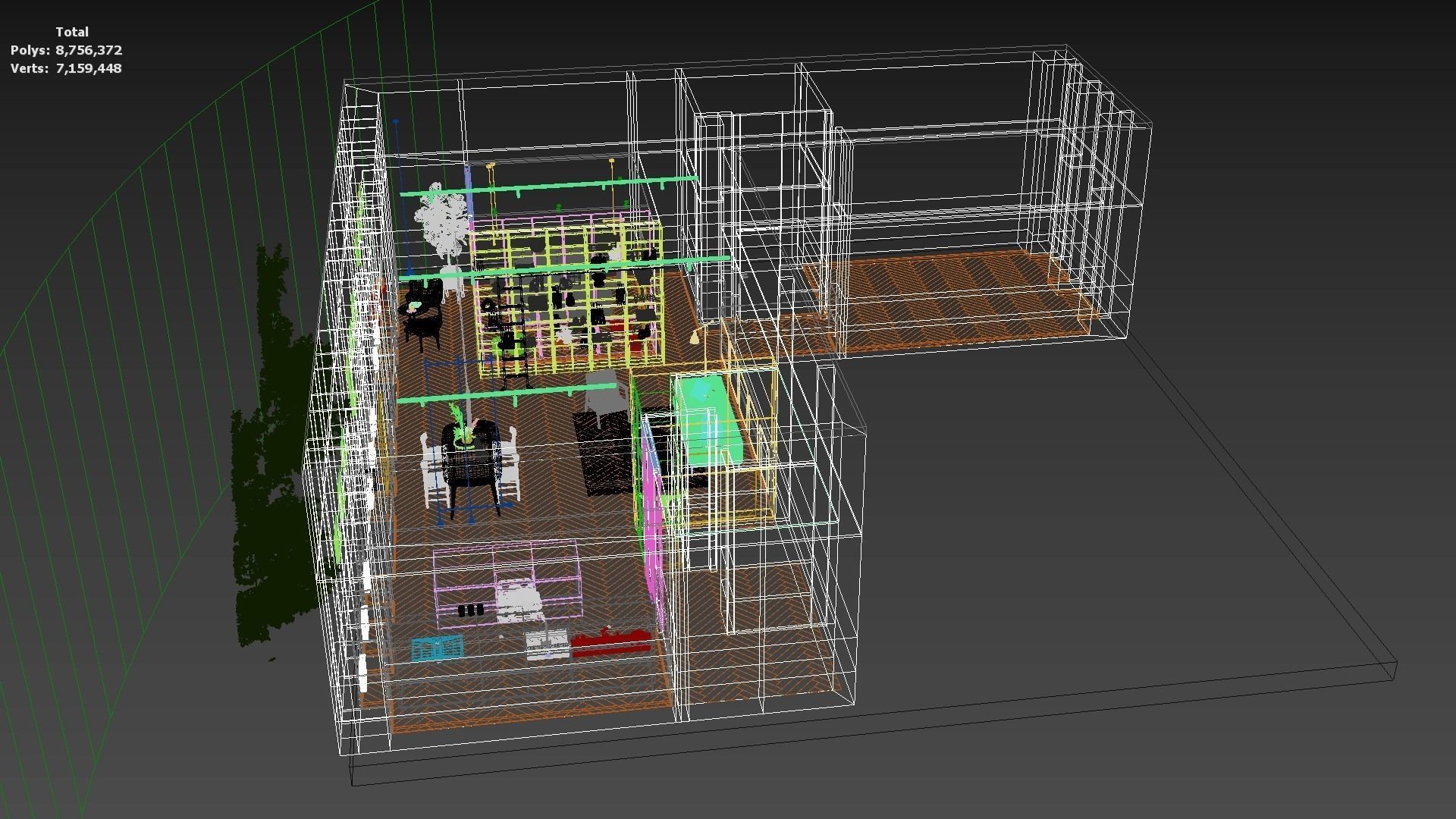 Modern residential interior 02 3D model_18