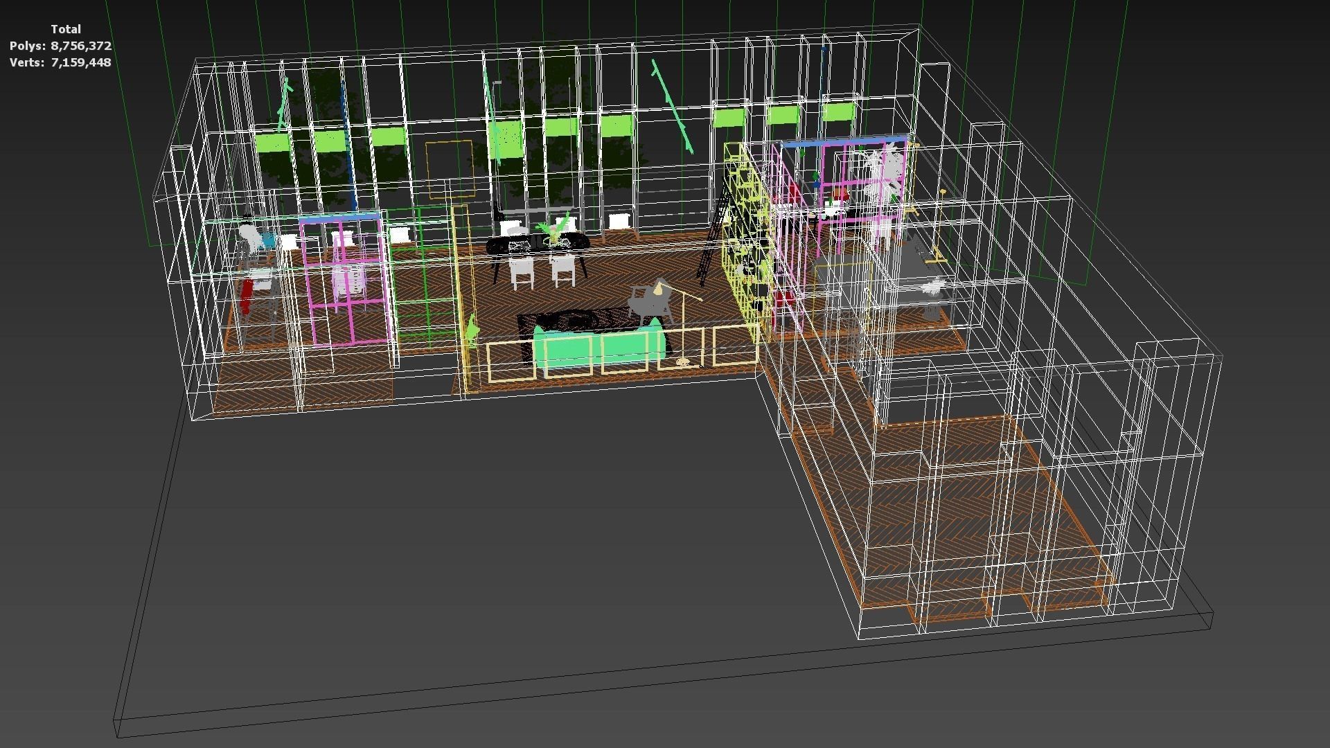 Modern residential interior 02 3D model_26