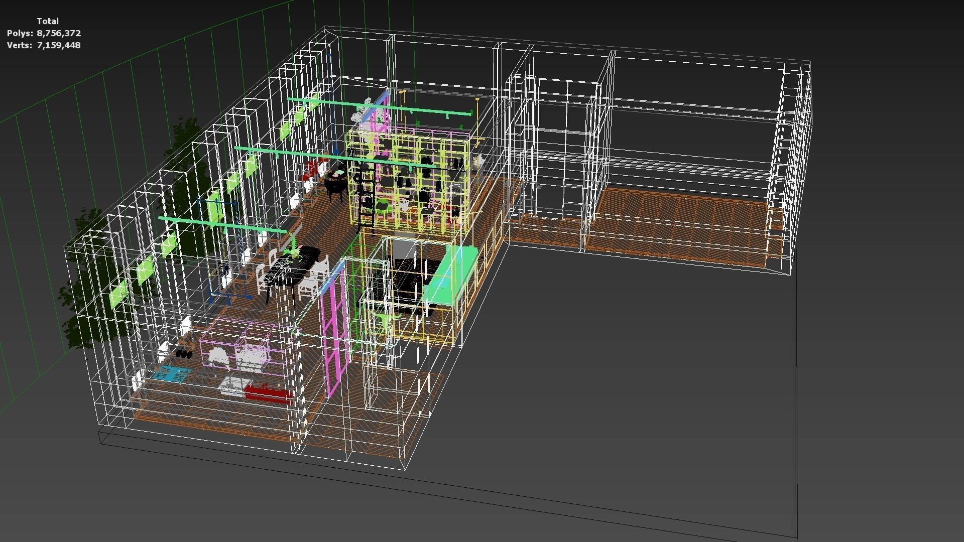 Modern residential interior 02 3D model_20