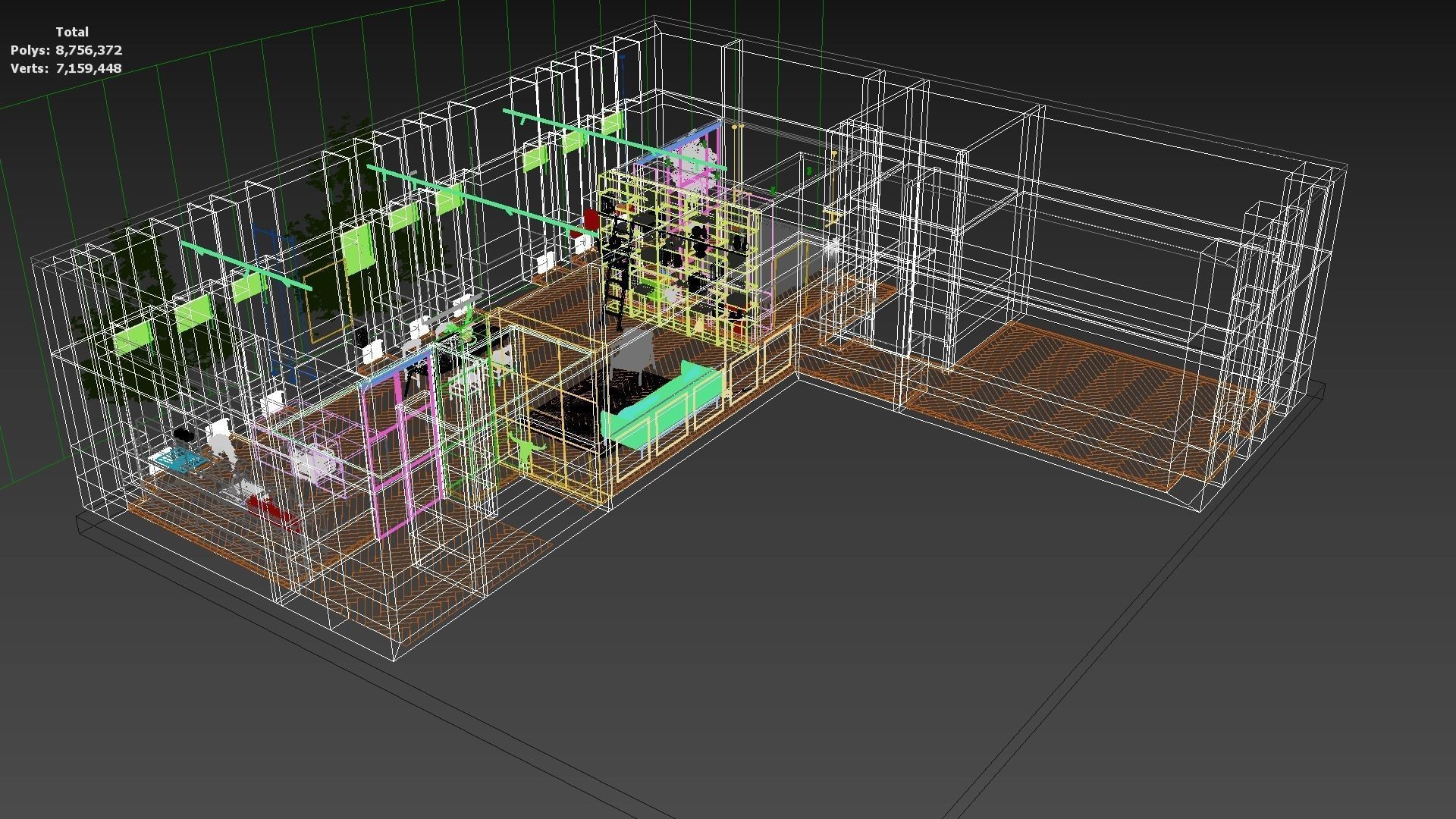 Modern residential interior 02 3D model_22