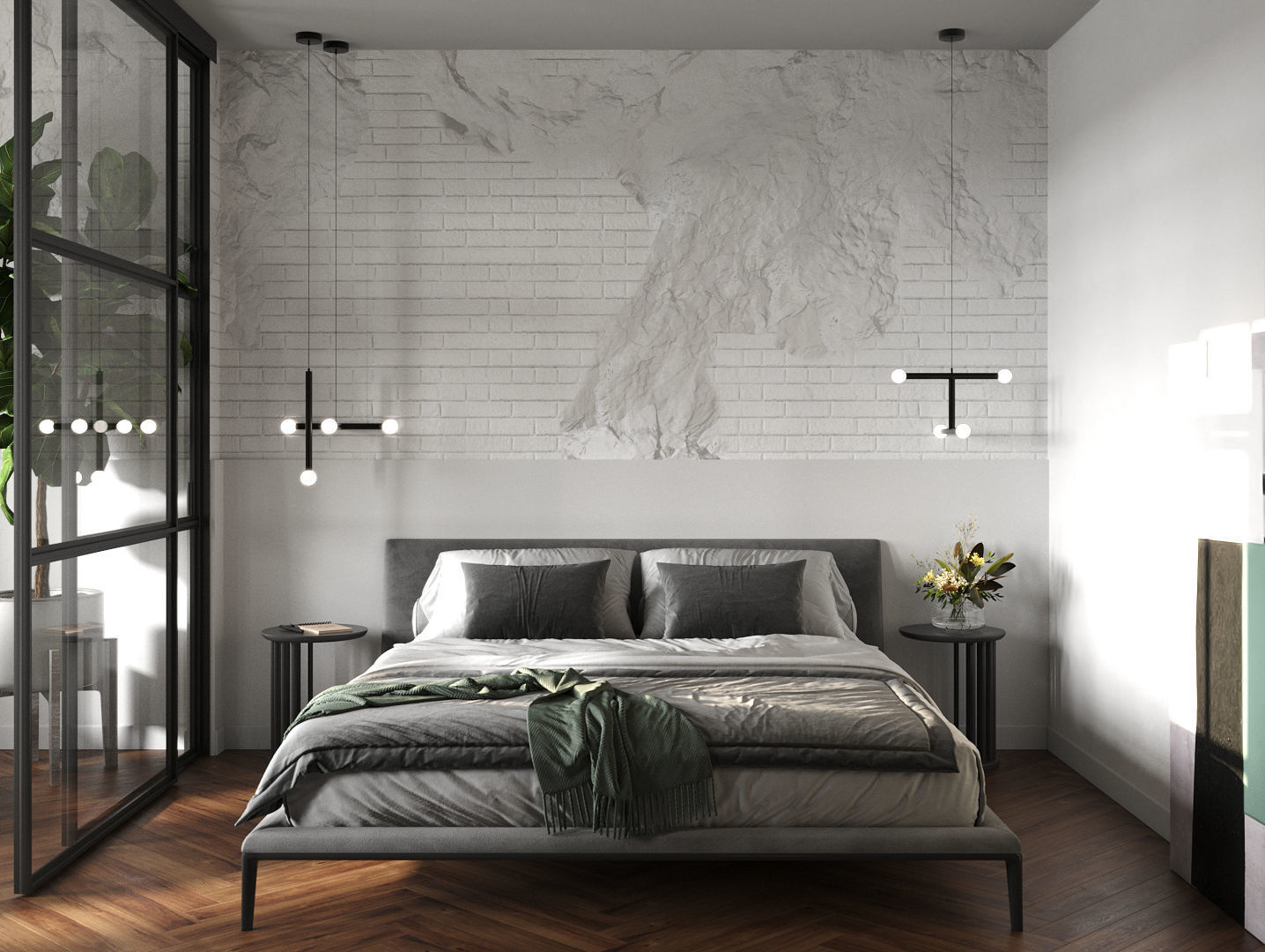 Modern residential interior 02 3D model_3