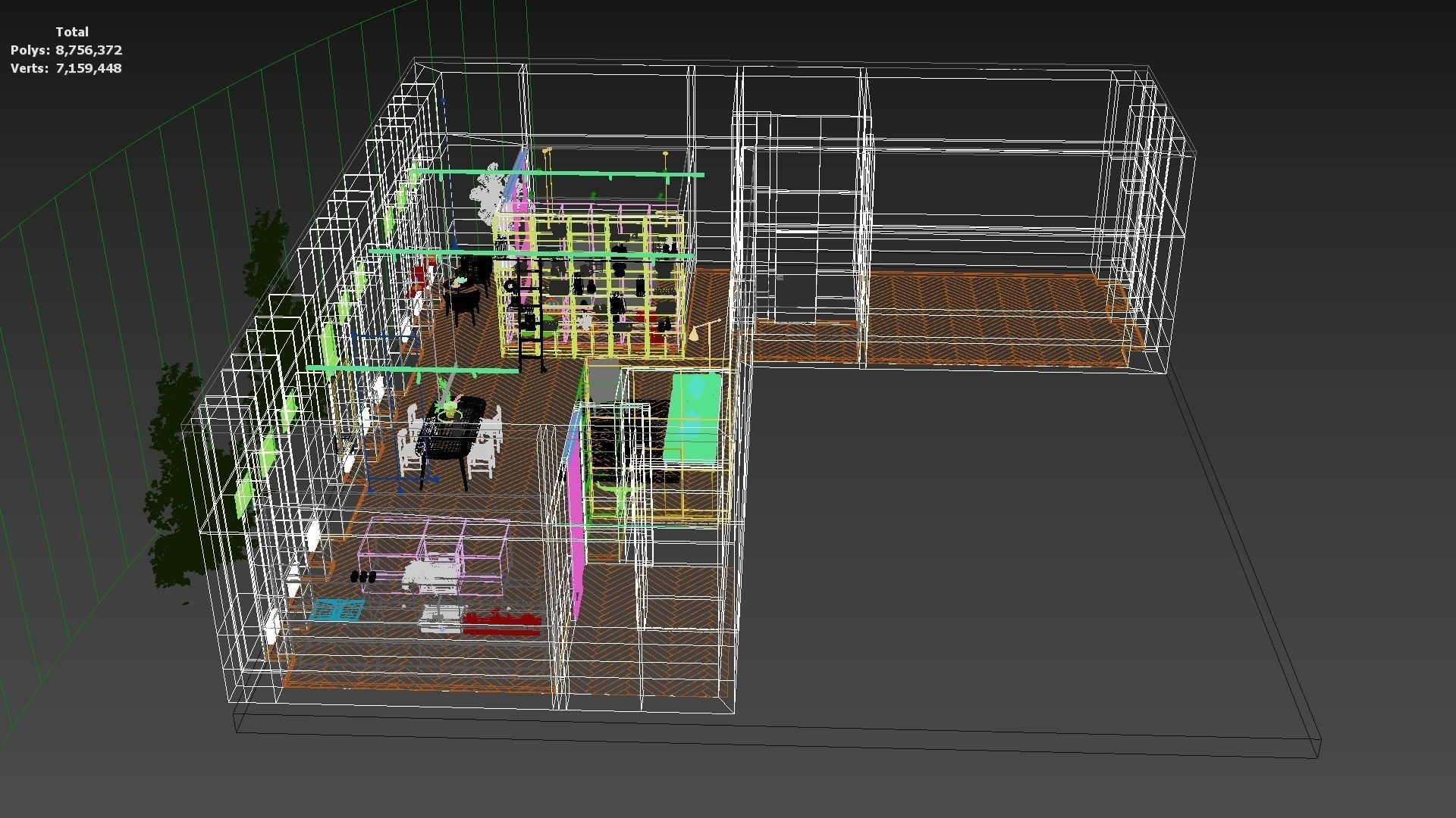 Modern residential interior 02 3D model_19