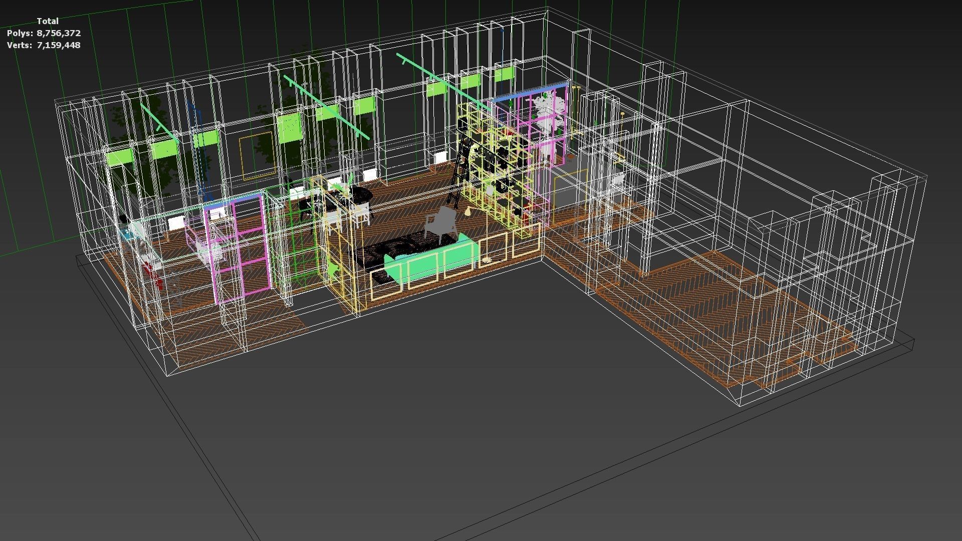 Modern residential interior 02 3D model_24