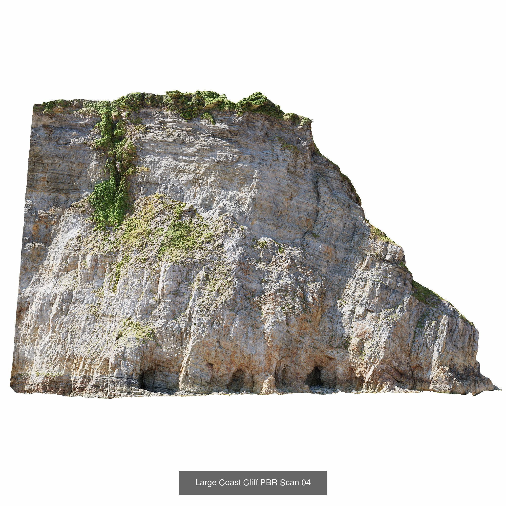 Atlantic Ocean Cliffs Coast Line Scan PBR 3D Model Collection_18