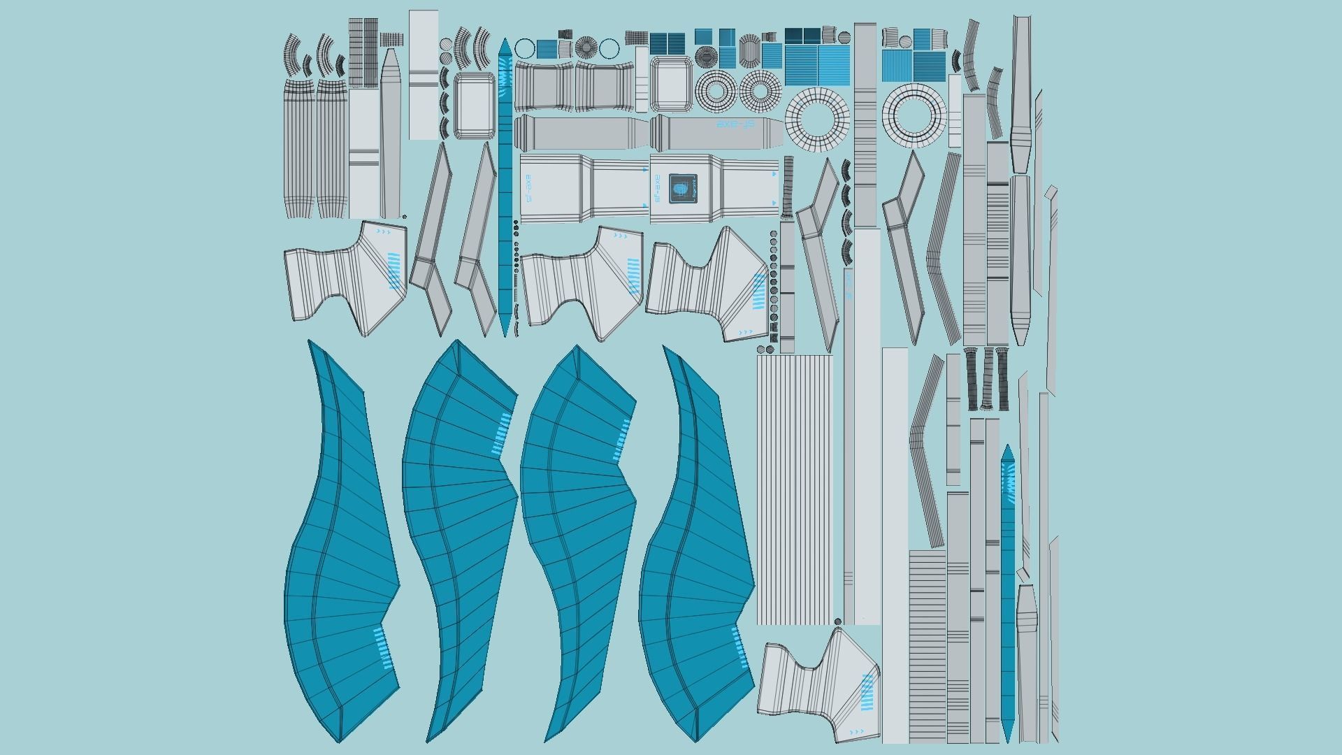 10 SciFi Weaponry B Collection - Sci Fi Weapon Design _27