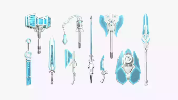 10 SciFi Weaponry B Collection - Sci Fi Weapon Design 