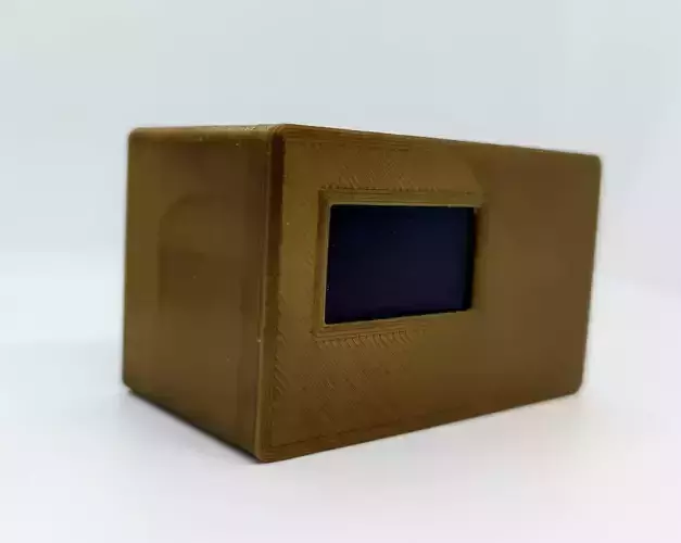 Box for 128 x 64 pixels Display with ESP32 or ESP8266 3D print model