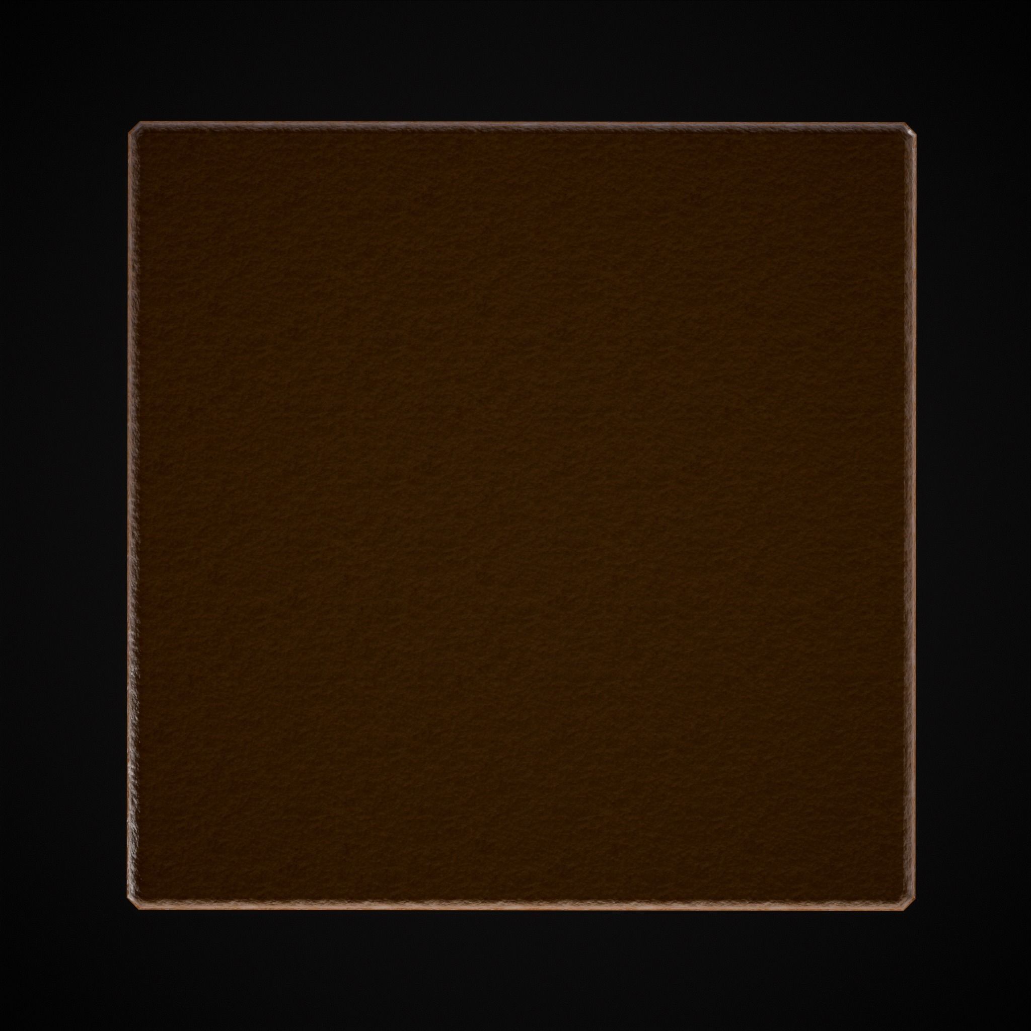 Square Present Christmas Cookie Low-poly 3D model_15