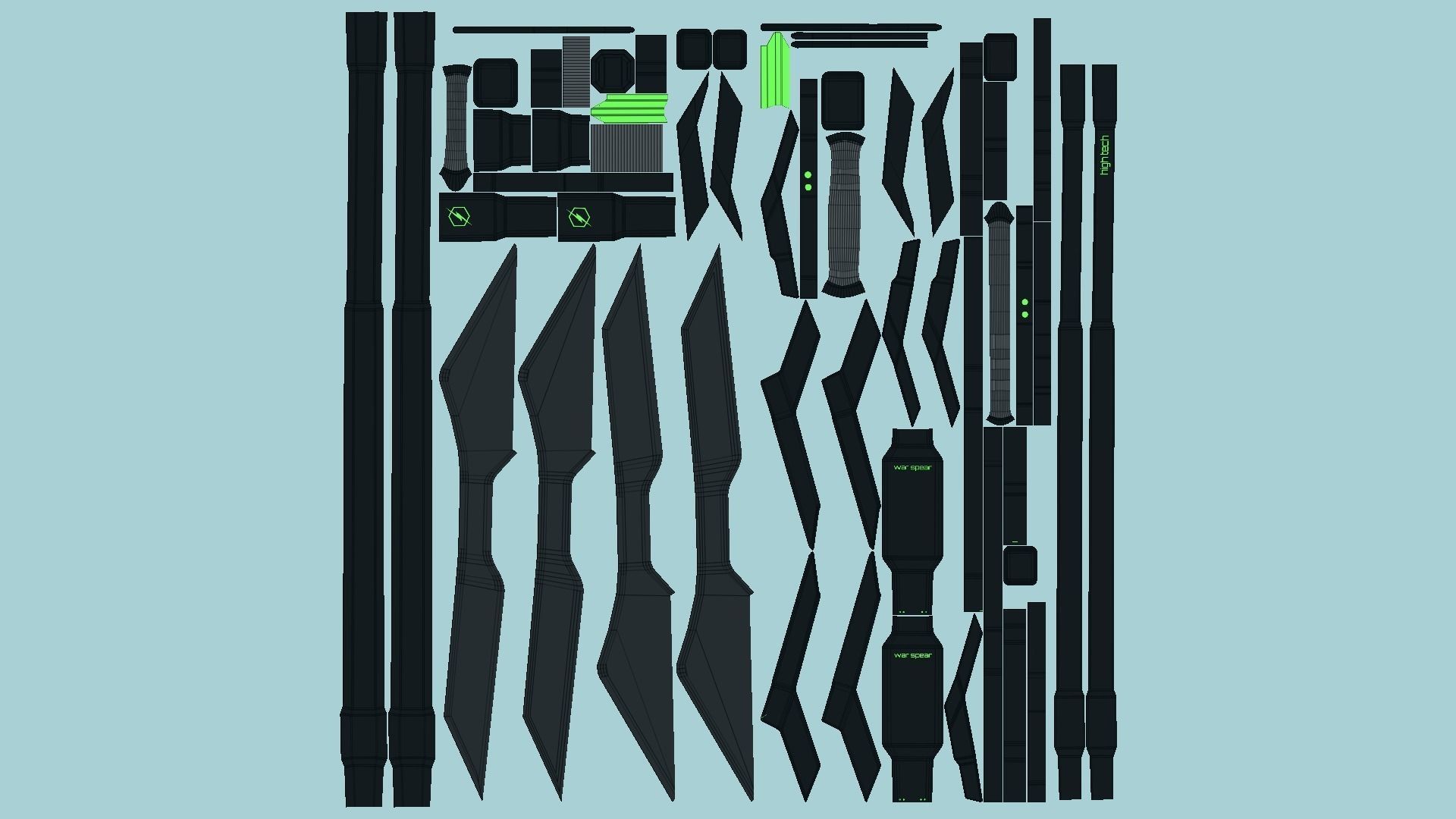 10 SciFi Weaponry C Collection - Sci Fi Weapon Design _73