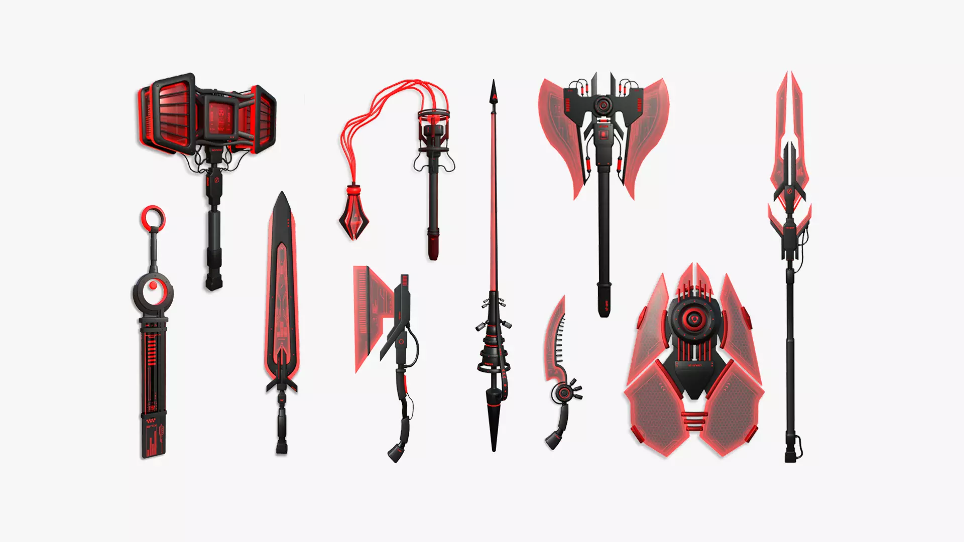 10 SciFi Weaponry D Collection - Sci Fi Weapon Design _0