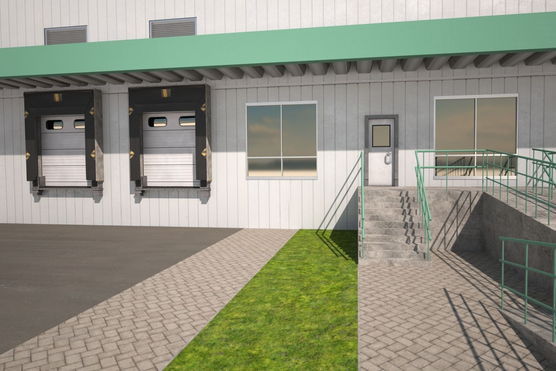 Magazine Building 3D model_4