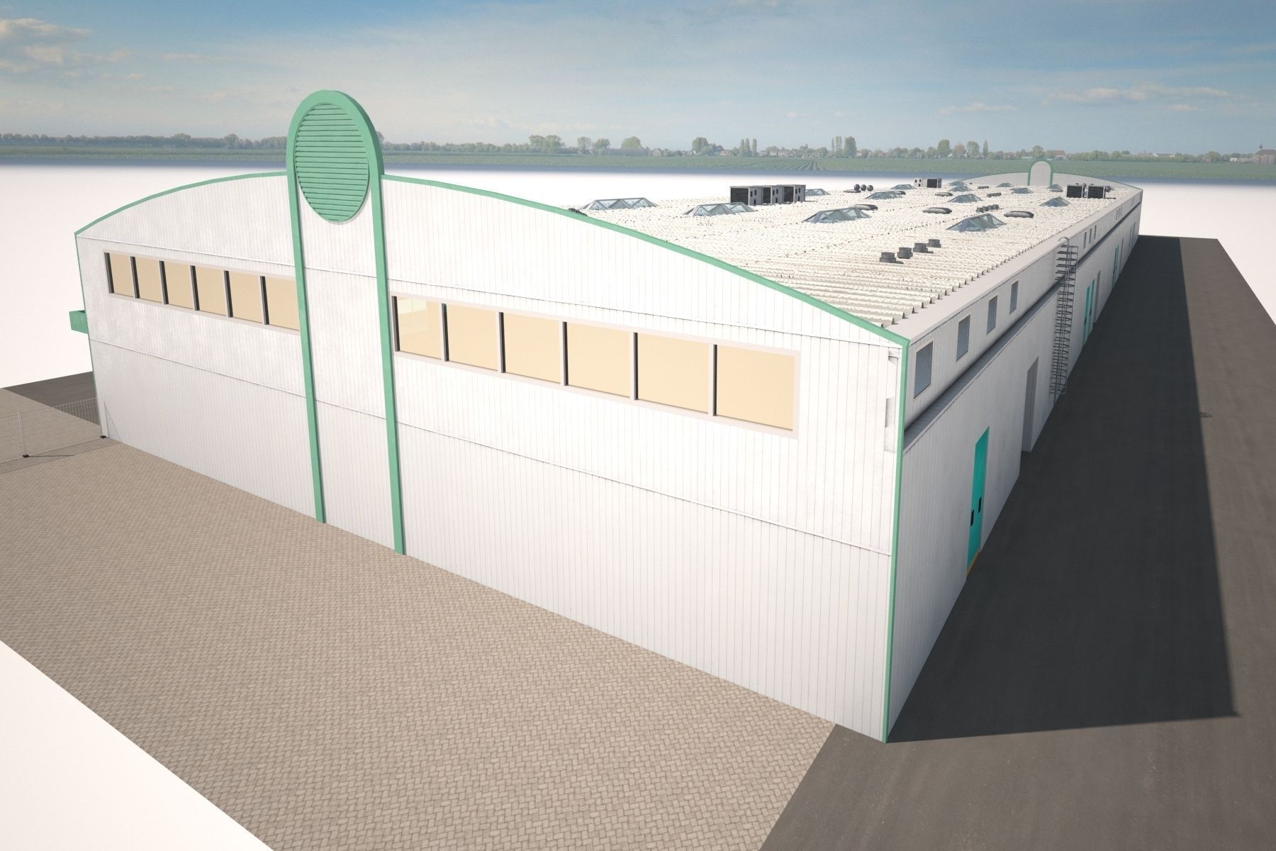 Magazine Building 3D model_9