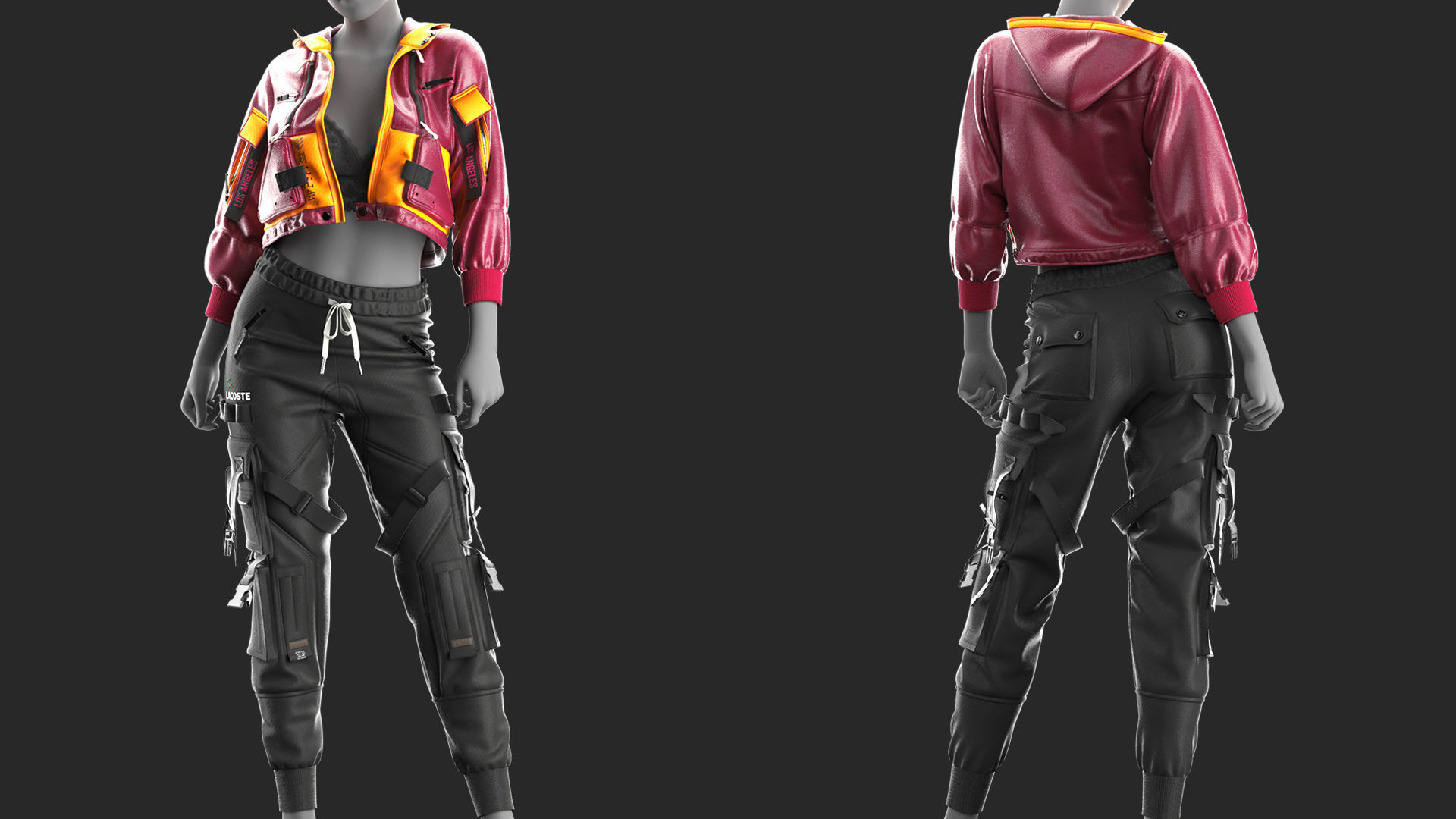 Girls Outfit 18 - Marvelous Designer with Video Process 3D model | CGTrader