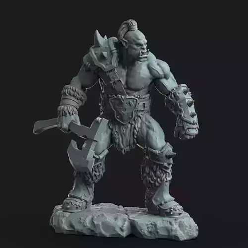 Orc Warrior 3D print model