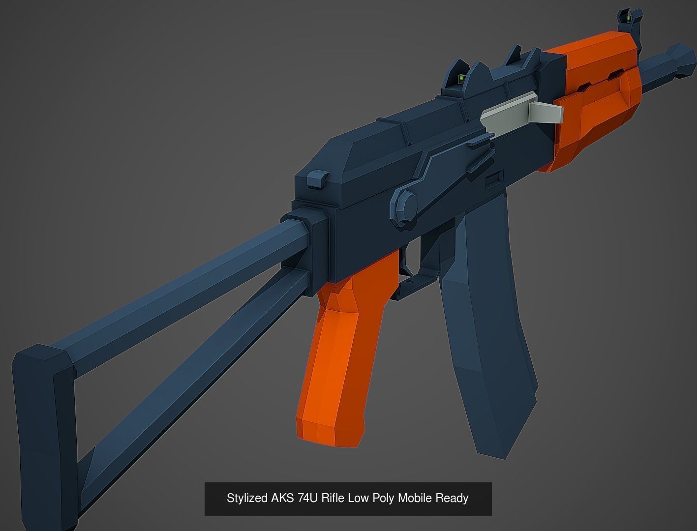 Modern Rifles Pack vol 01 - Low Poly Game Ready 3D Model Collection_1