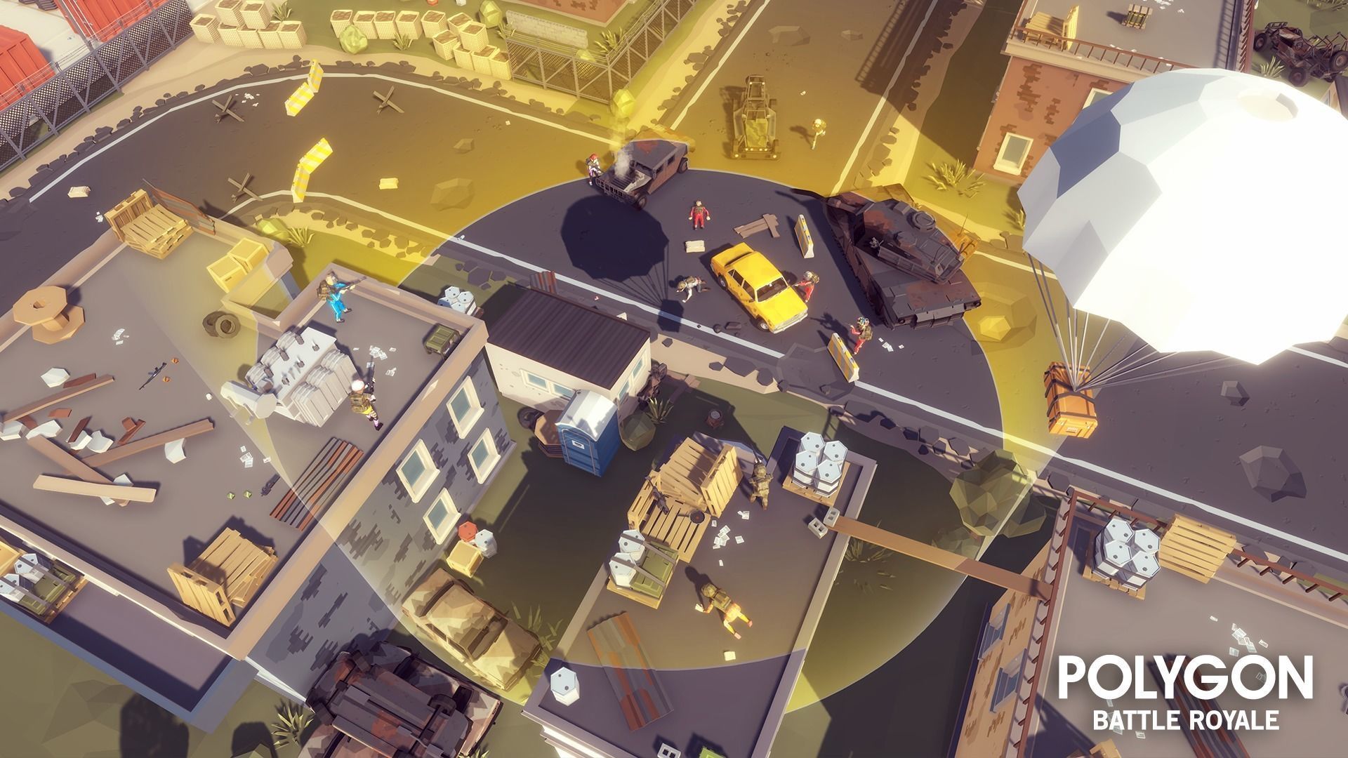 POLYGON - Battle Royale Low-poly 3D model_4