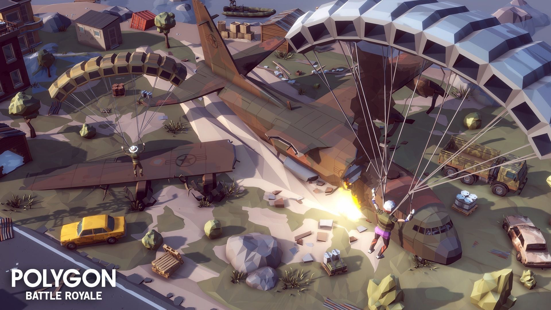POLYGON - Battle Royale Low-poly 3D model_10