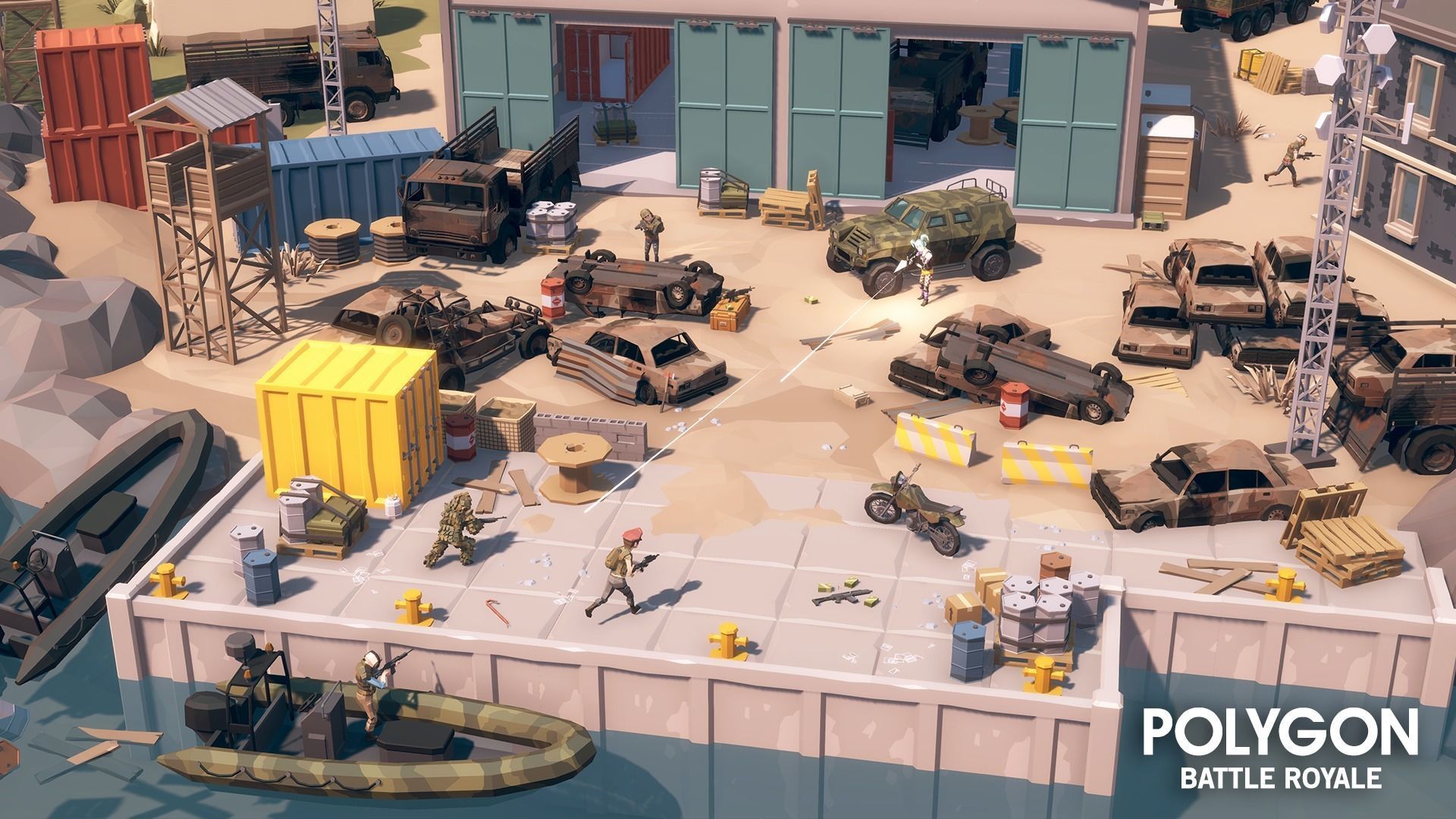 POLYGON - Battle Royale Low-poly 3D model_6