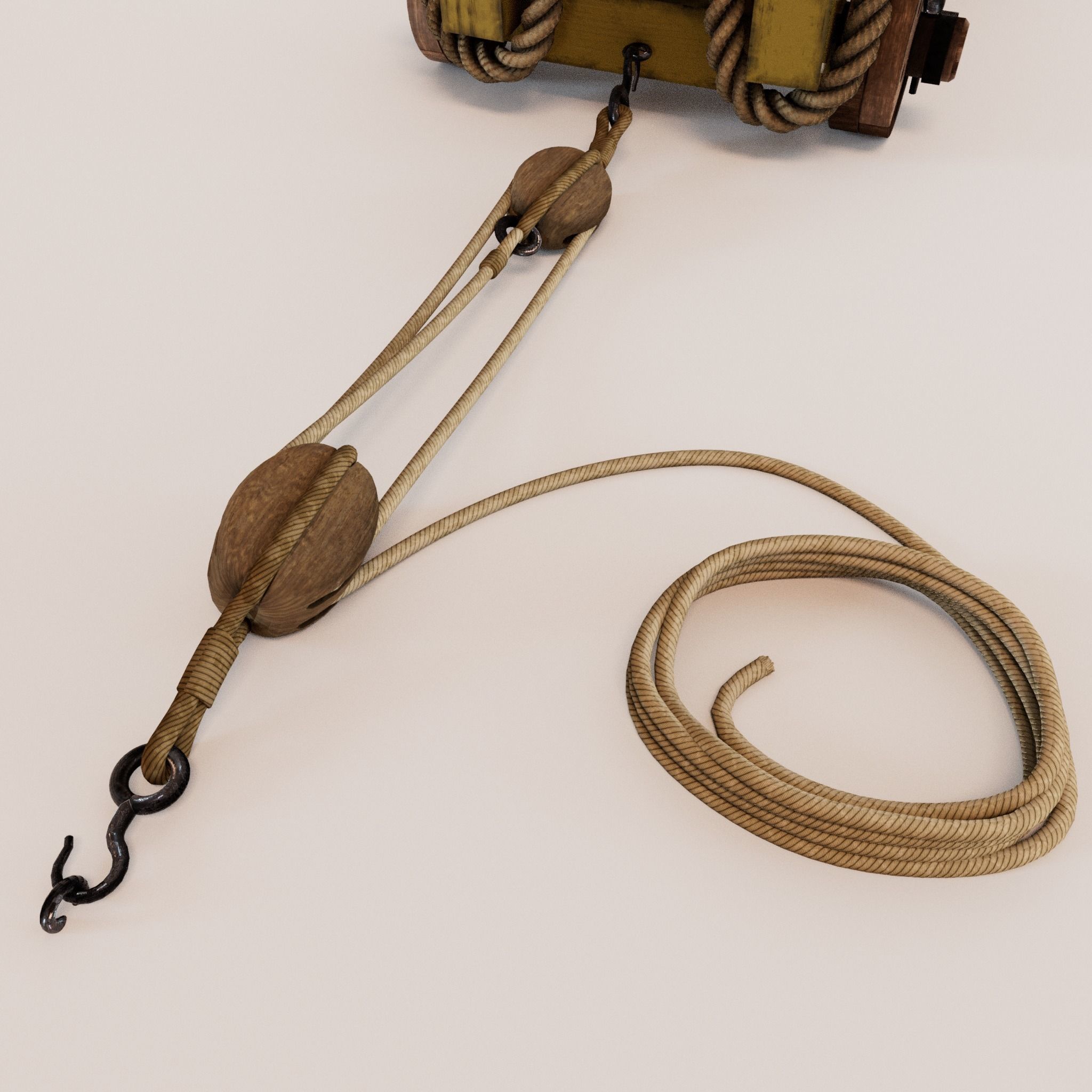 24 Pounder Naval Carriage Gun 3D model_16