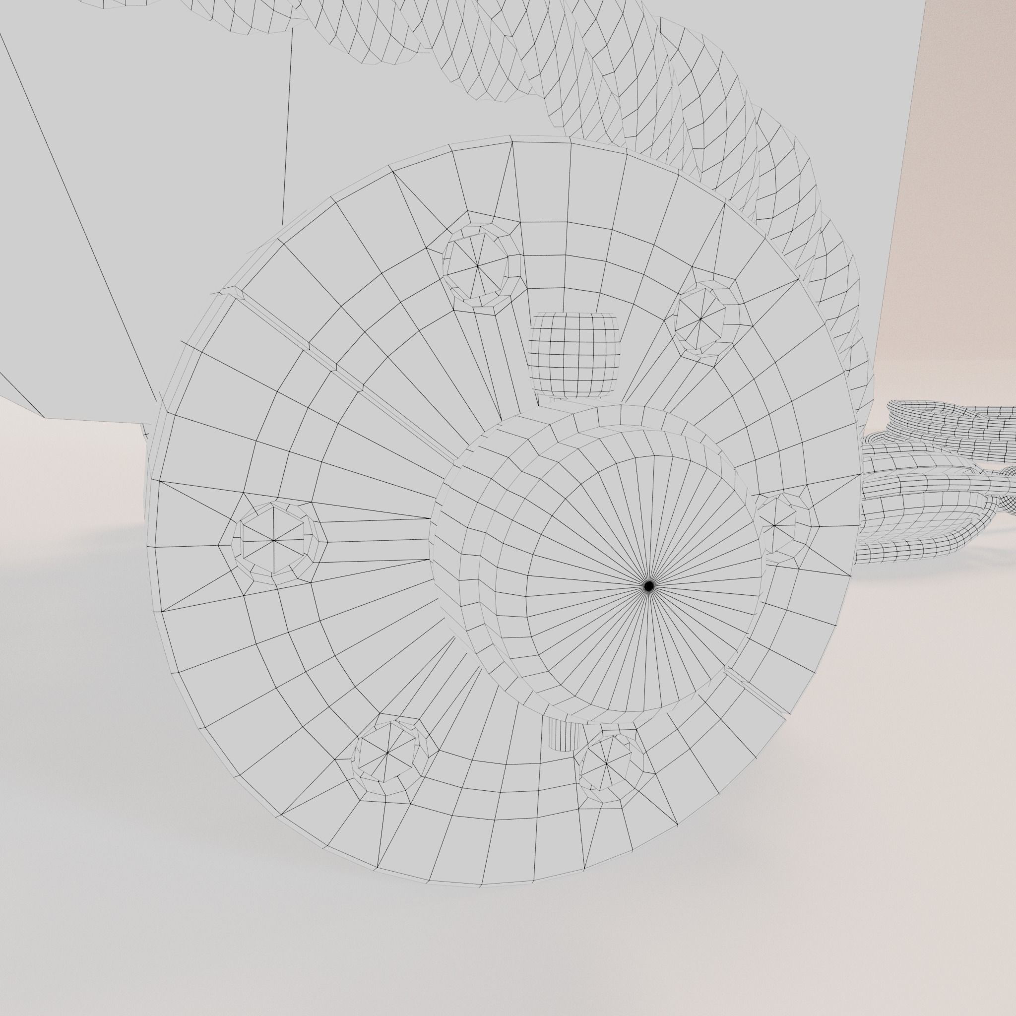 24 Pounder Naval Carriage Gun 3D model_13