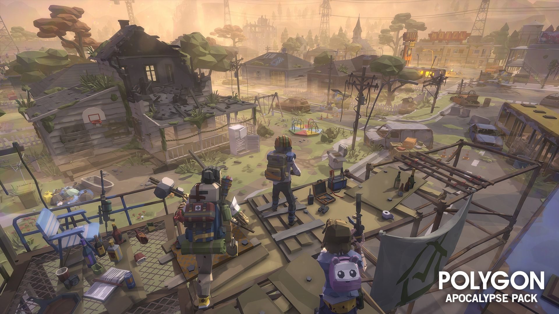 POLYGON - Apocalypse Low-poly 3D model_15