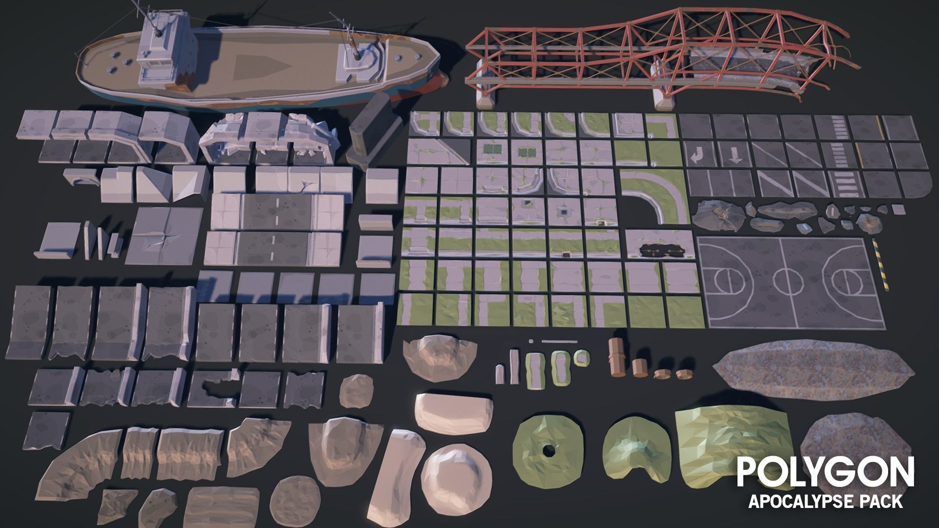 POLYGON - Apocalypse Low-poly 3D model_49