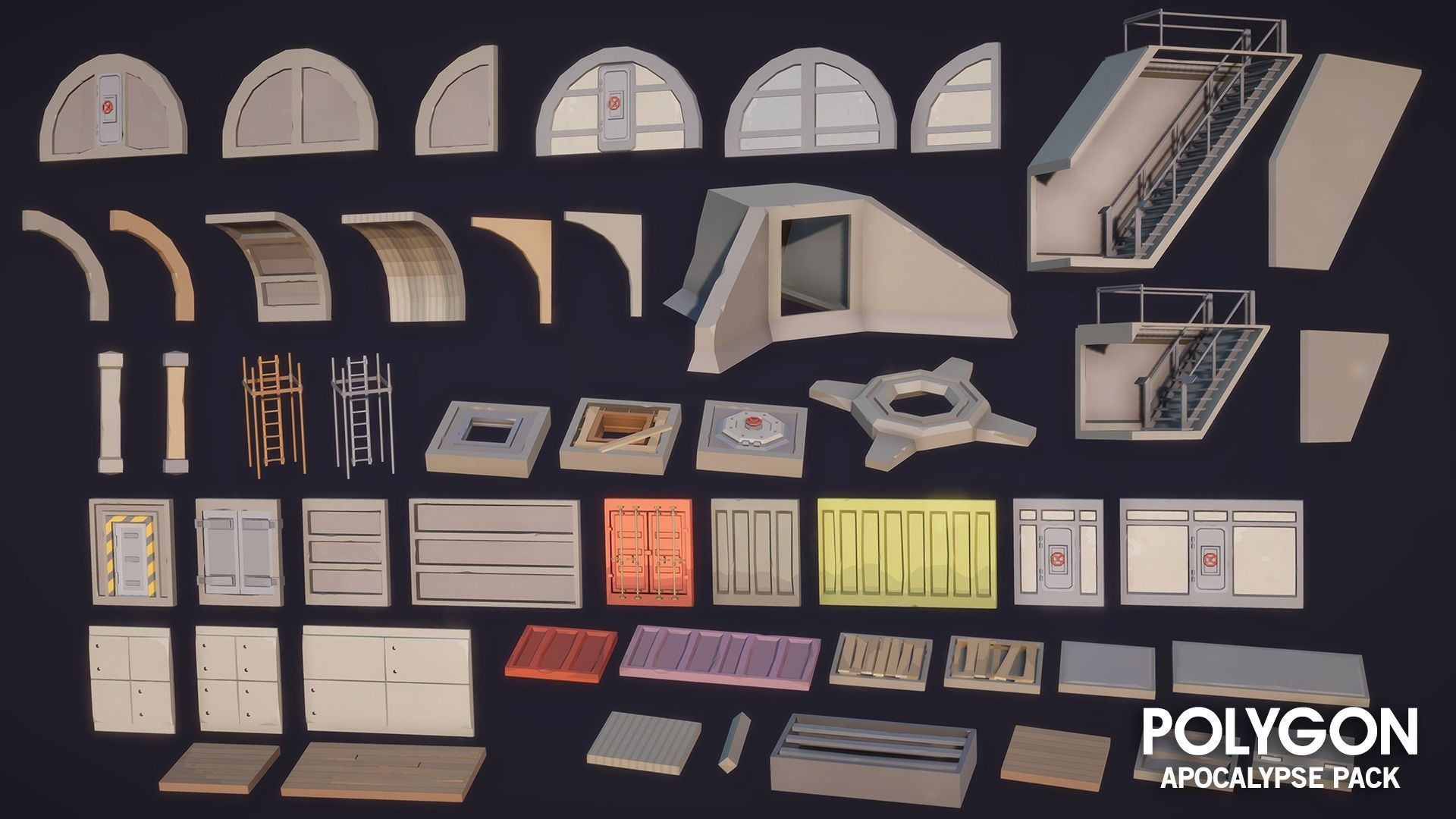 POLYGON - Apocalypse Low-poly 3D model_57