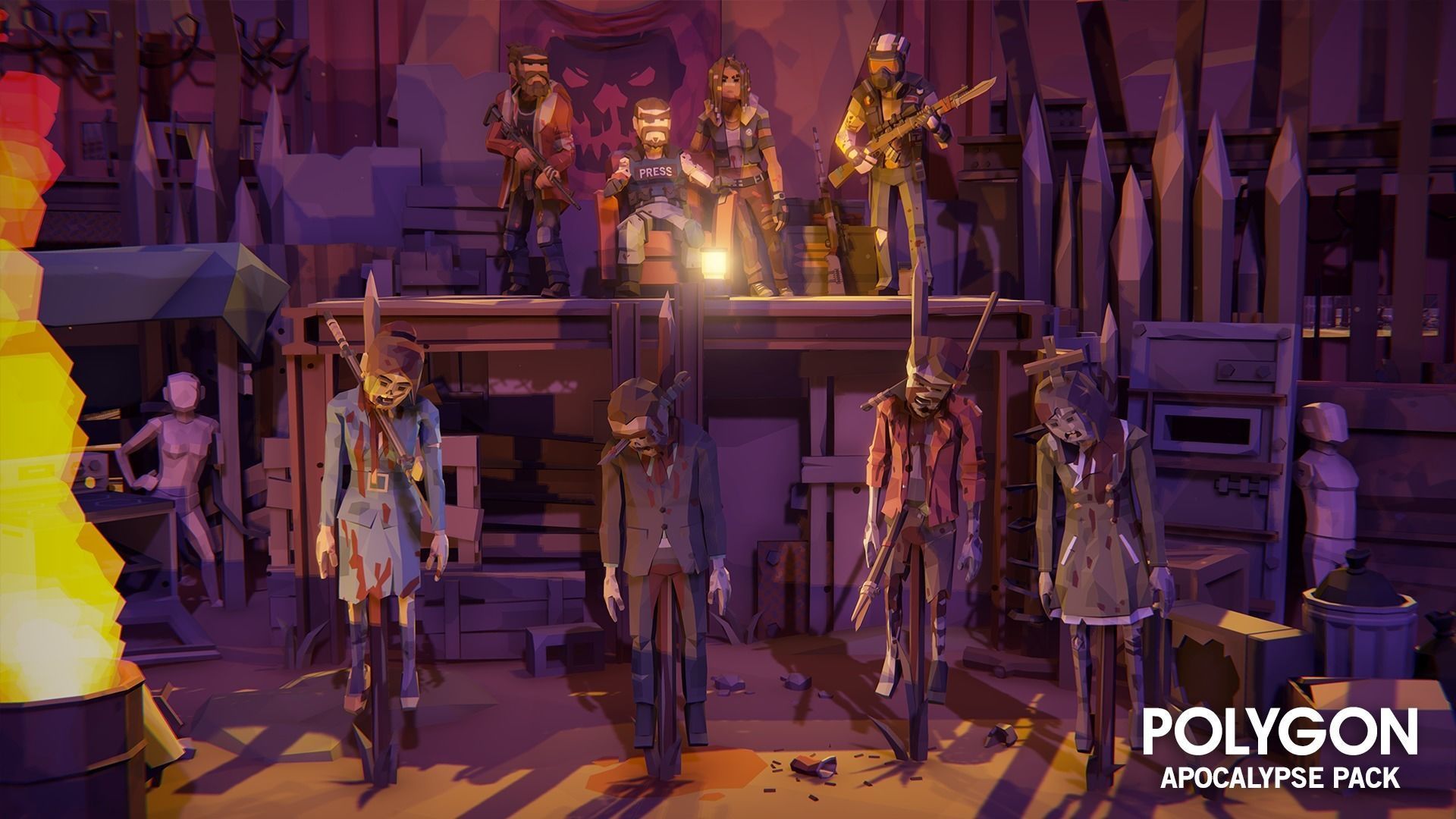 POLYGON - Apocalypse Low-poly 3D model_8